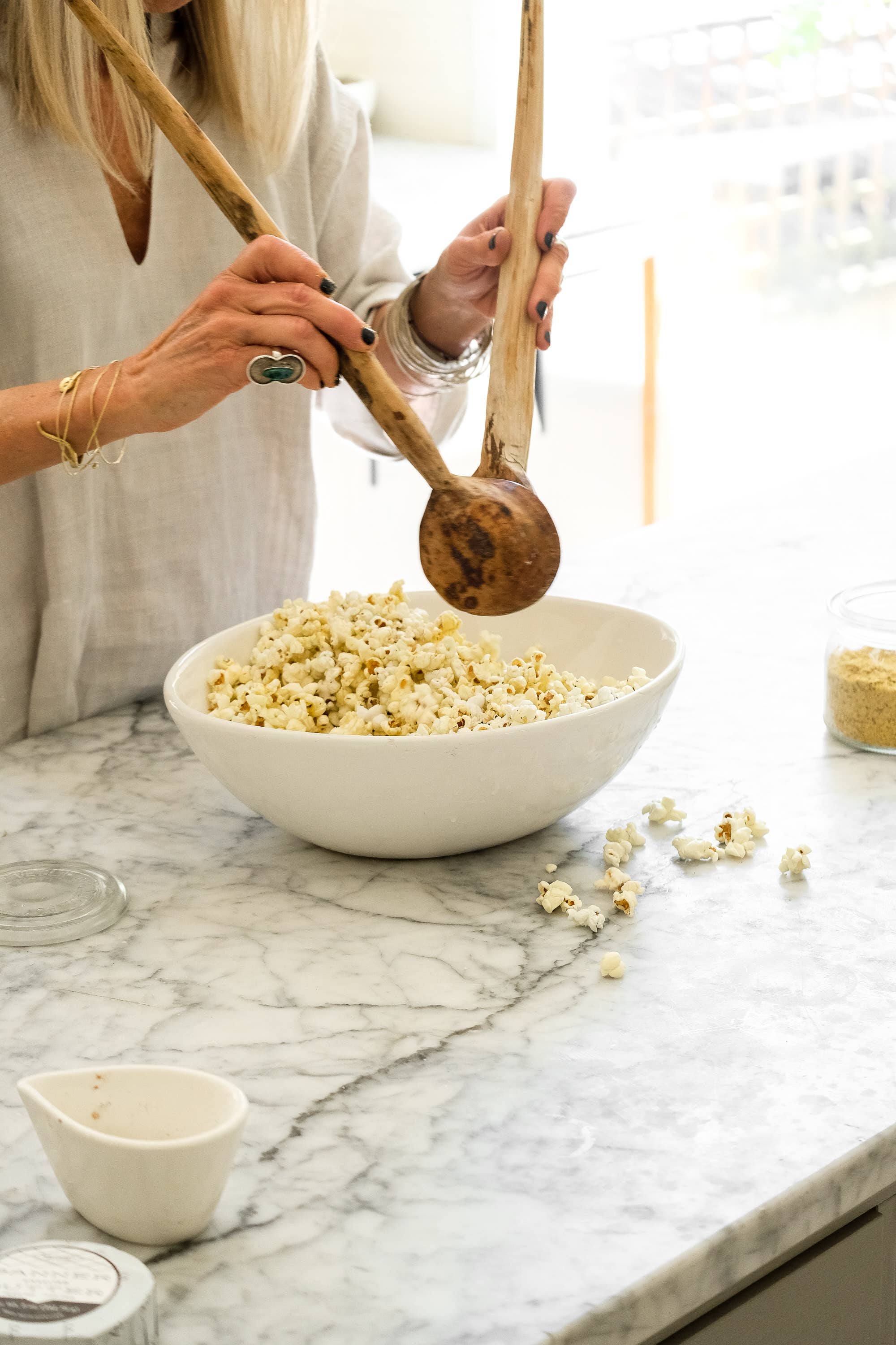 Sweet Heirloom Popcorn Gift with White Truffle Salt