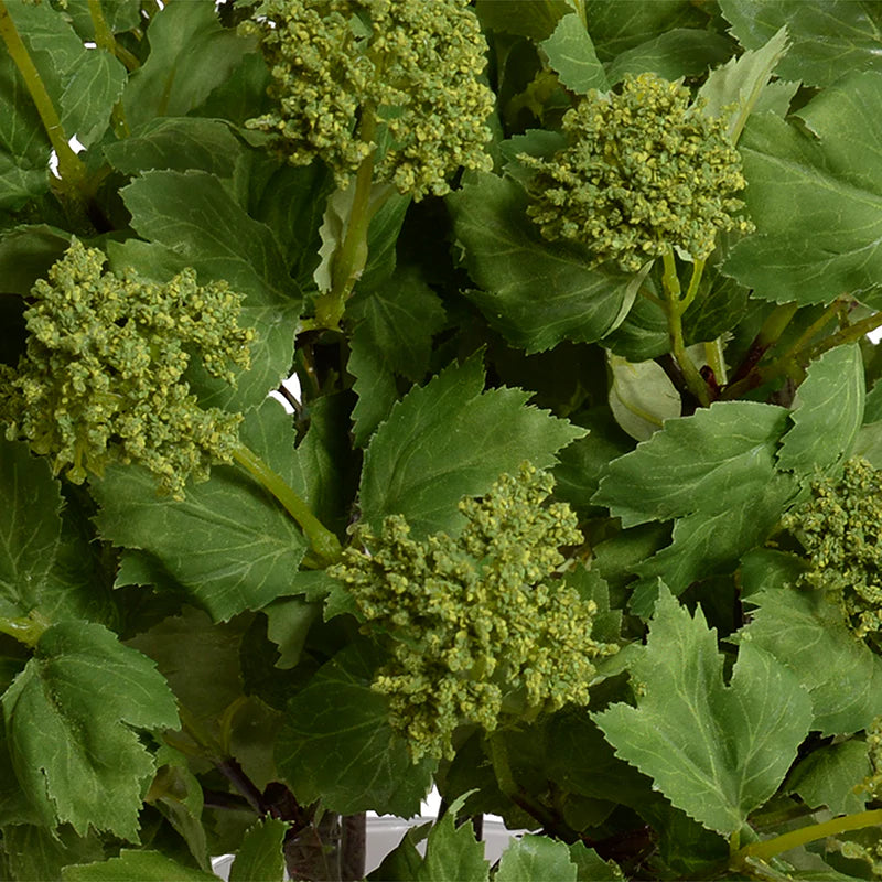 Viburnum Bouquet in Glass Vase
