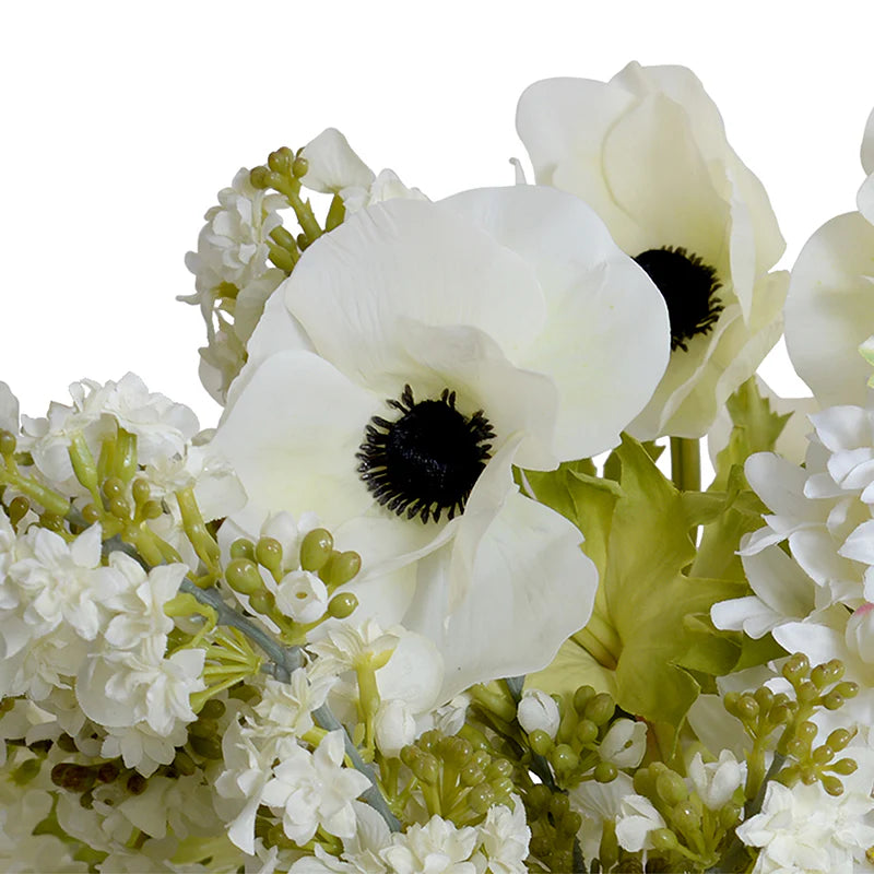 Mixed Arrangement in Glass Vase