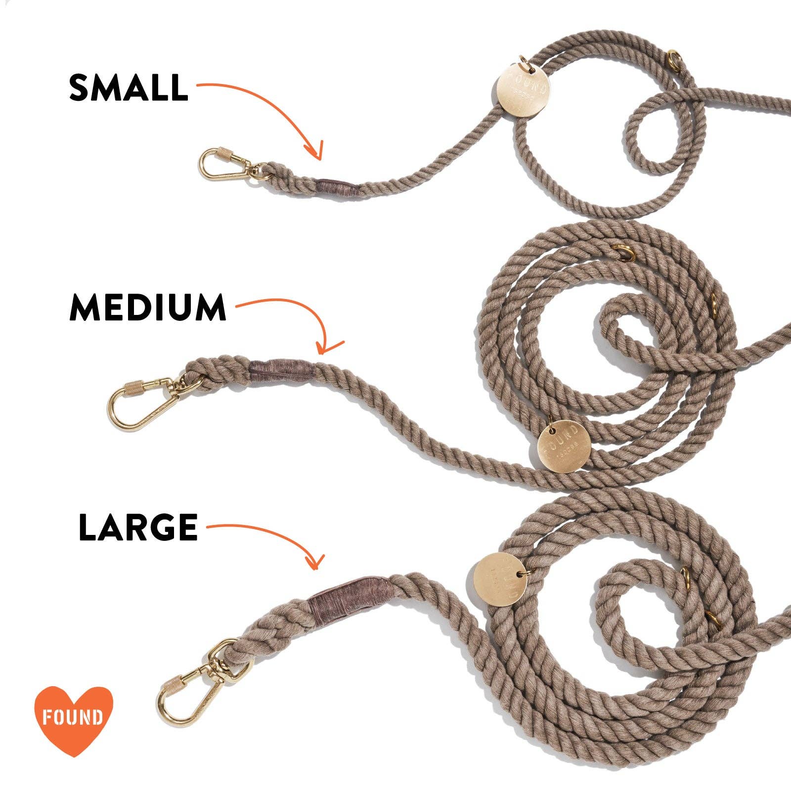 Cotton Rope Dog Leash - Claude
