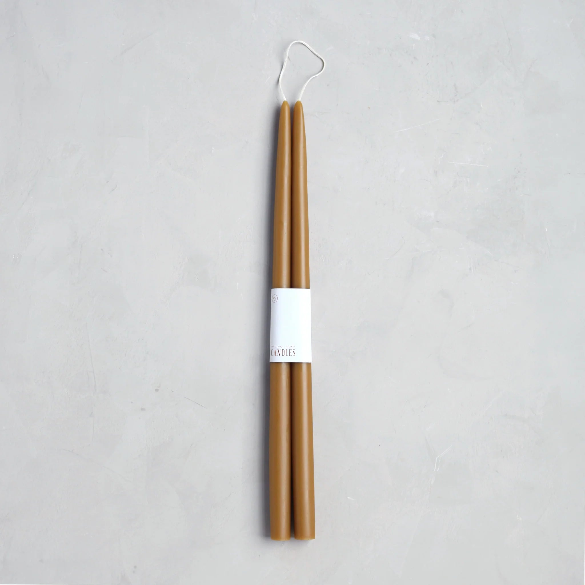 Dipped Taper Candles - Miel