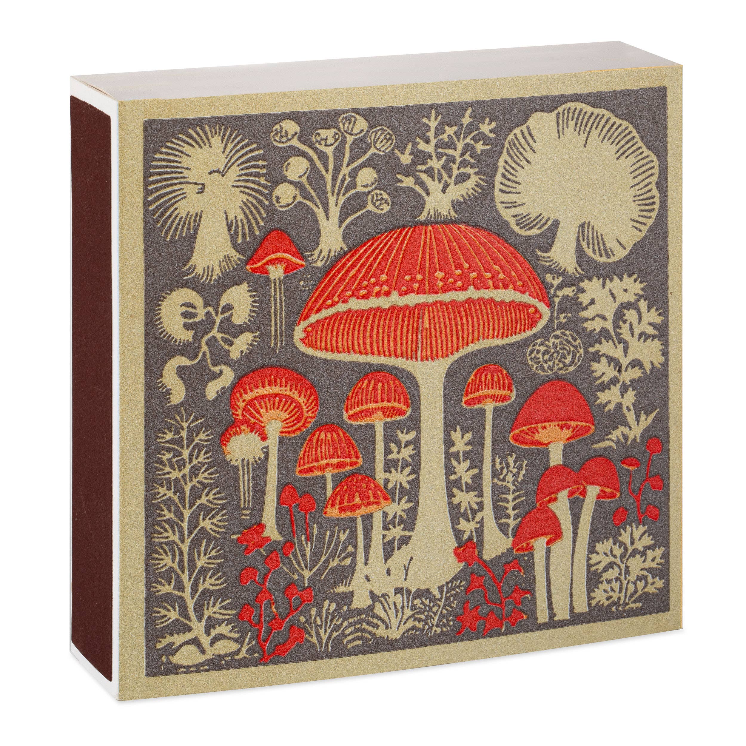Mushrooms Square Safety Matches