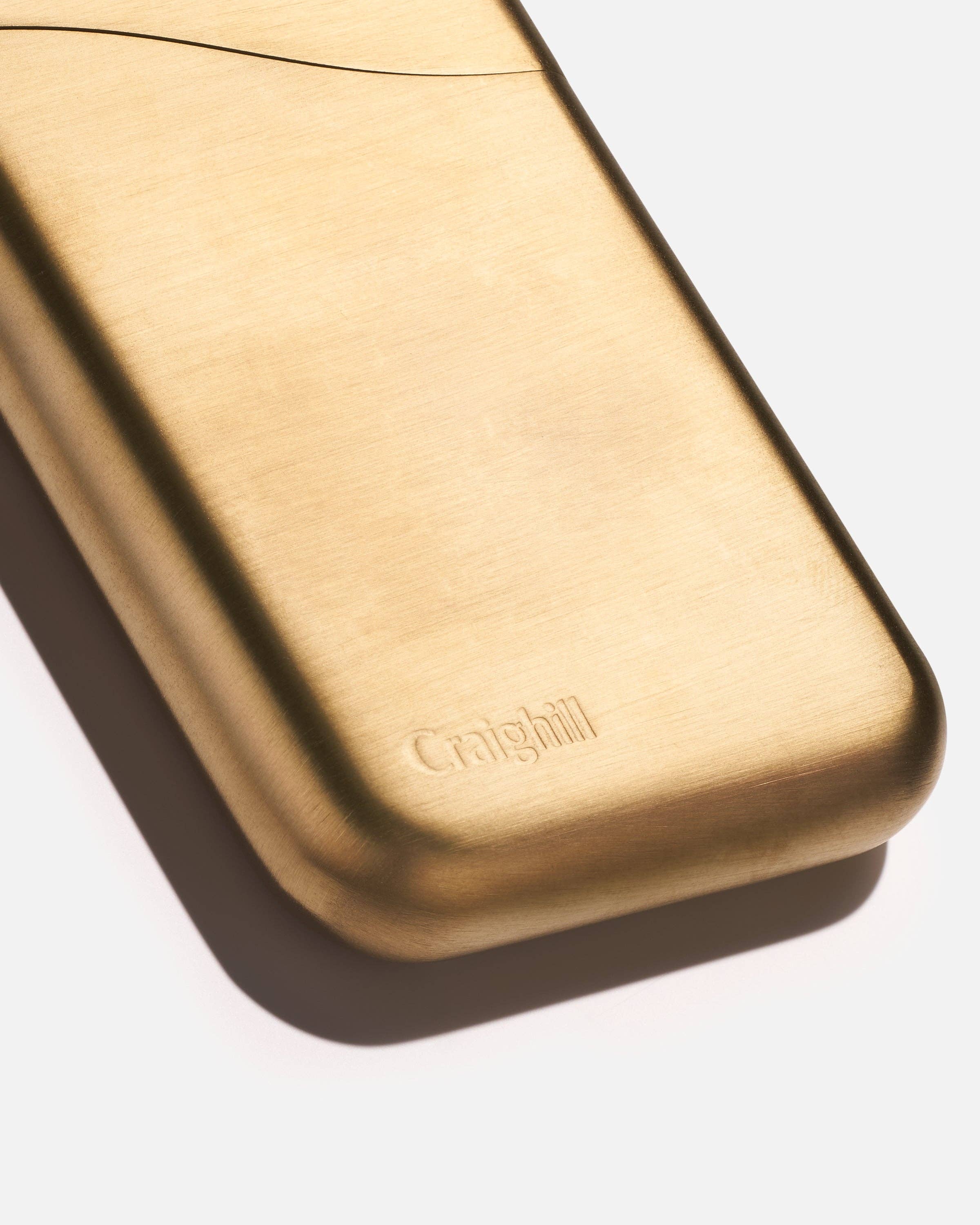 Summit Card Case: Vapor Brass