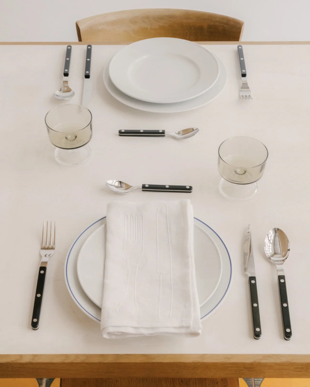 Bistro 5pc Place Setting - Black