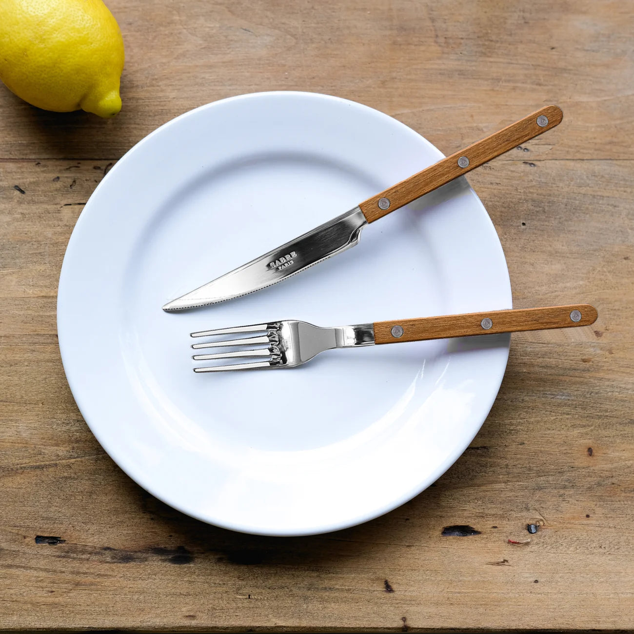 Bistro 5pc Place Setting - Teak