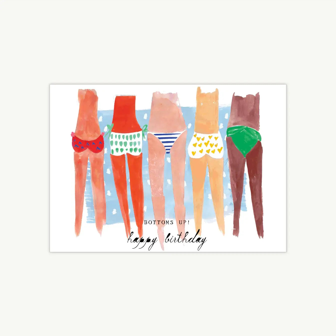 Bottoms Up Birthday Card