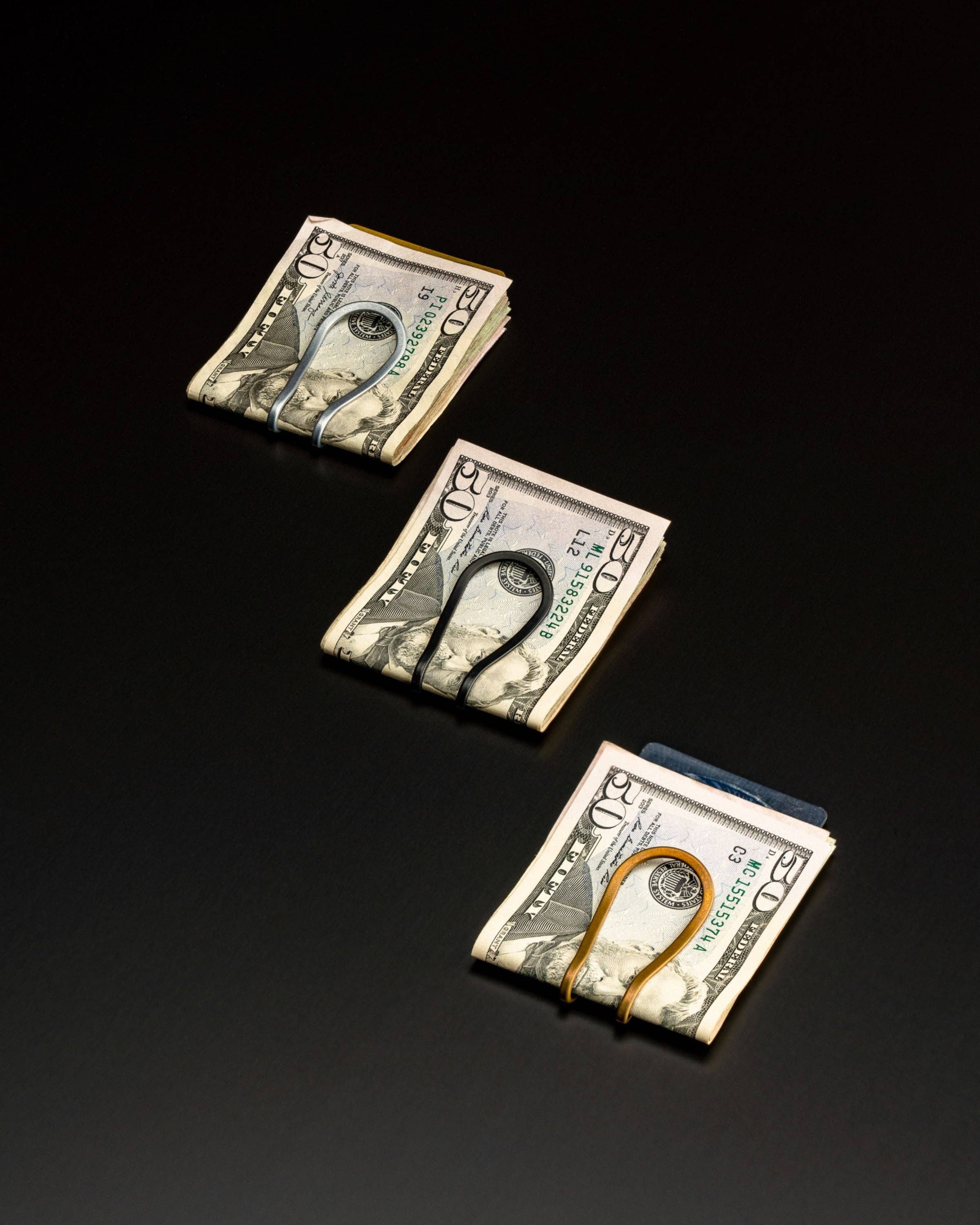 Station Money Clip - Vapor Black