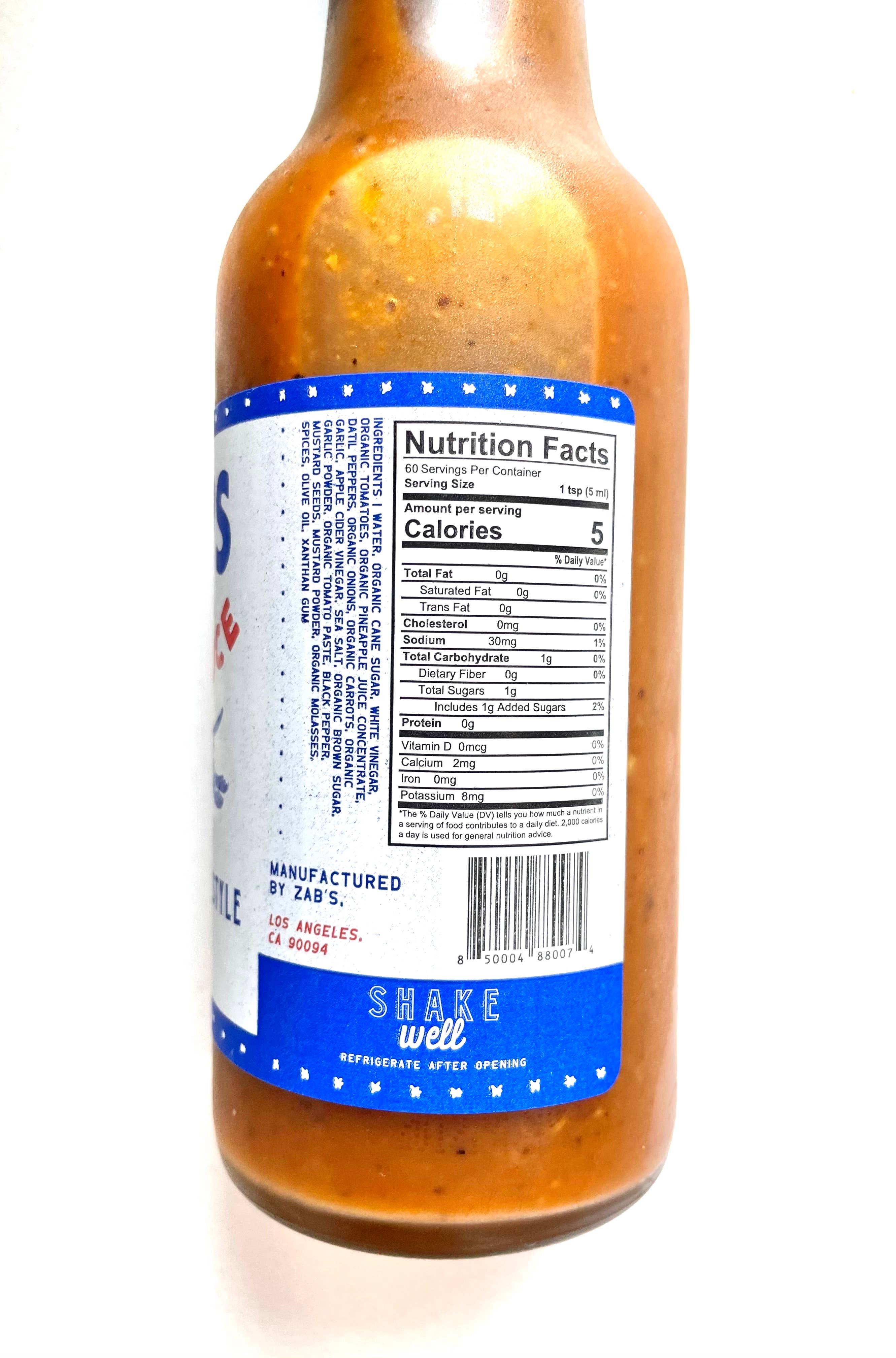 Zab's St. Augustine Style Hot Sauce