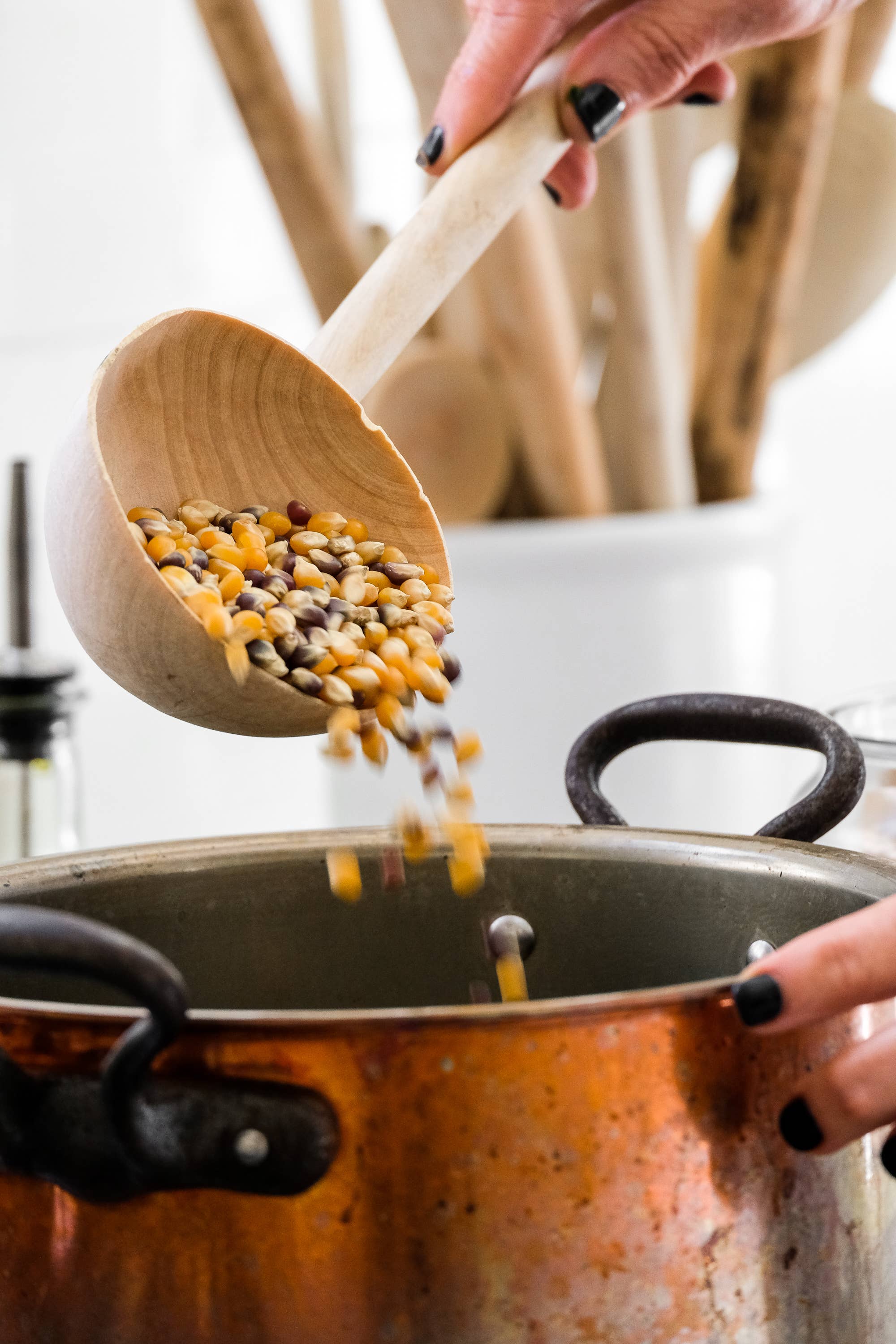 Sweet Heirloom Popcorn Gift with White Truffle Salt
