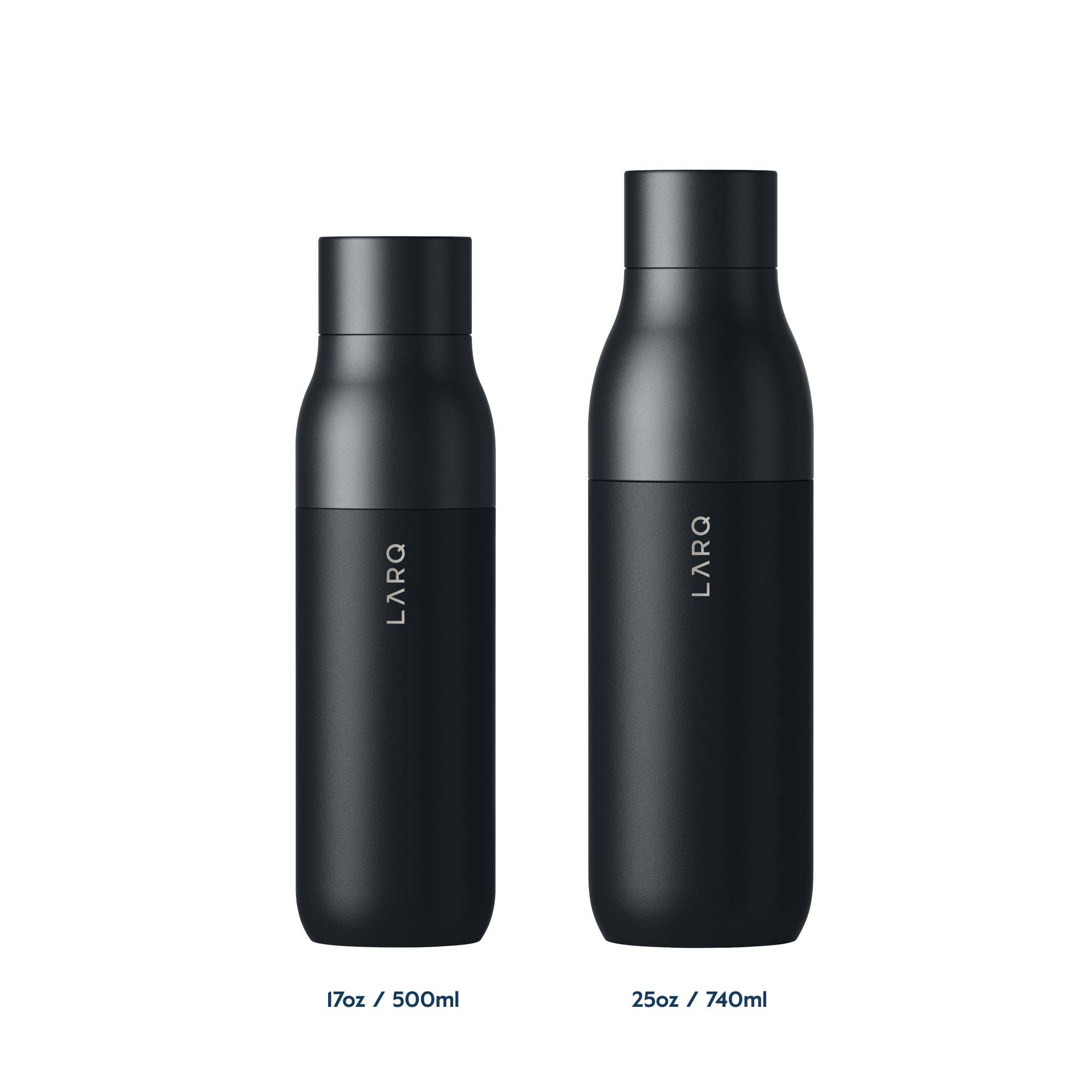 Self-Cleaning Water Bottle 17oz. - Obsidian Blac