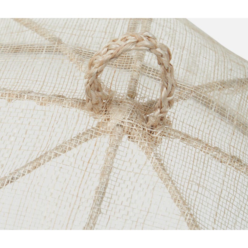 Rachel Abaca Round Food Cover - Dinner Plate