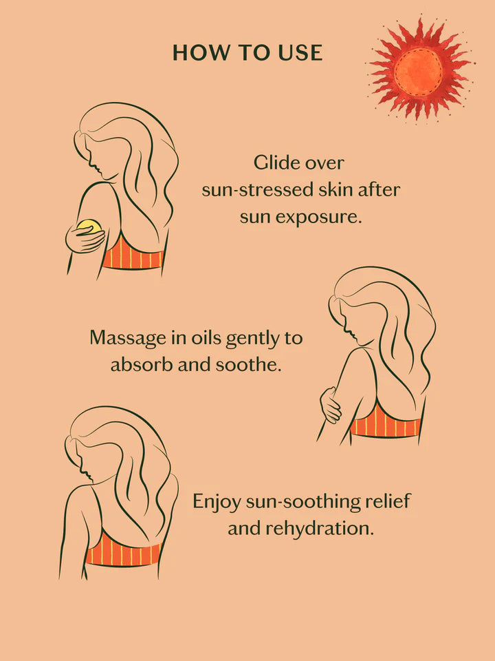 The Sun Stone | After Sun Balm & Lotion Bar