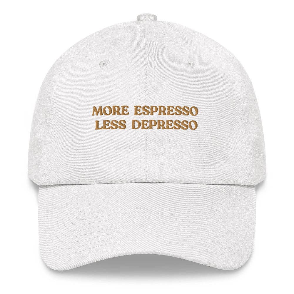 More Espresso Less Depresso Hat