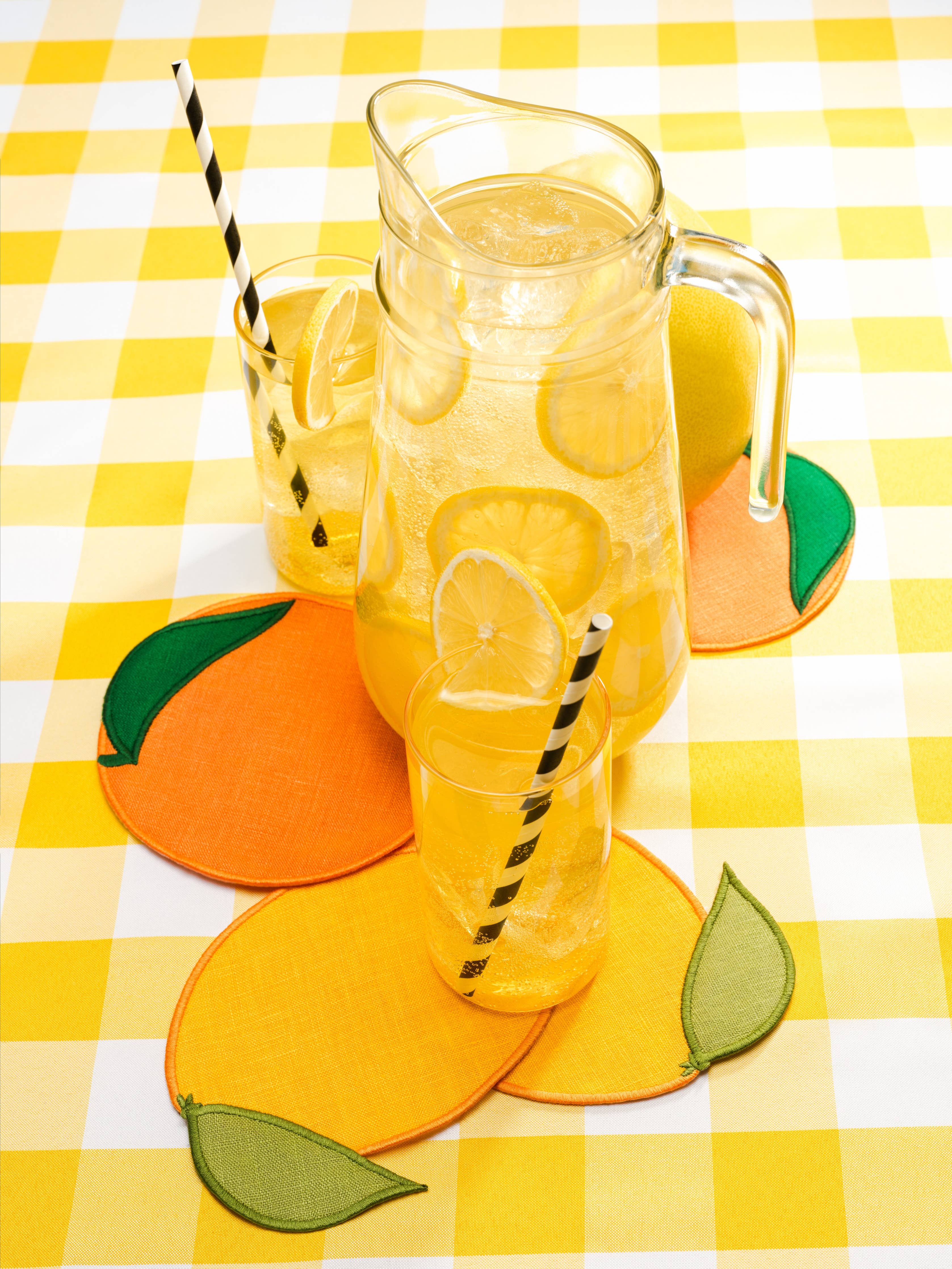 Cocktail Napkins Set Of 4 - Citrus