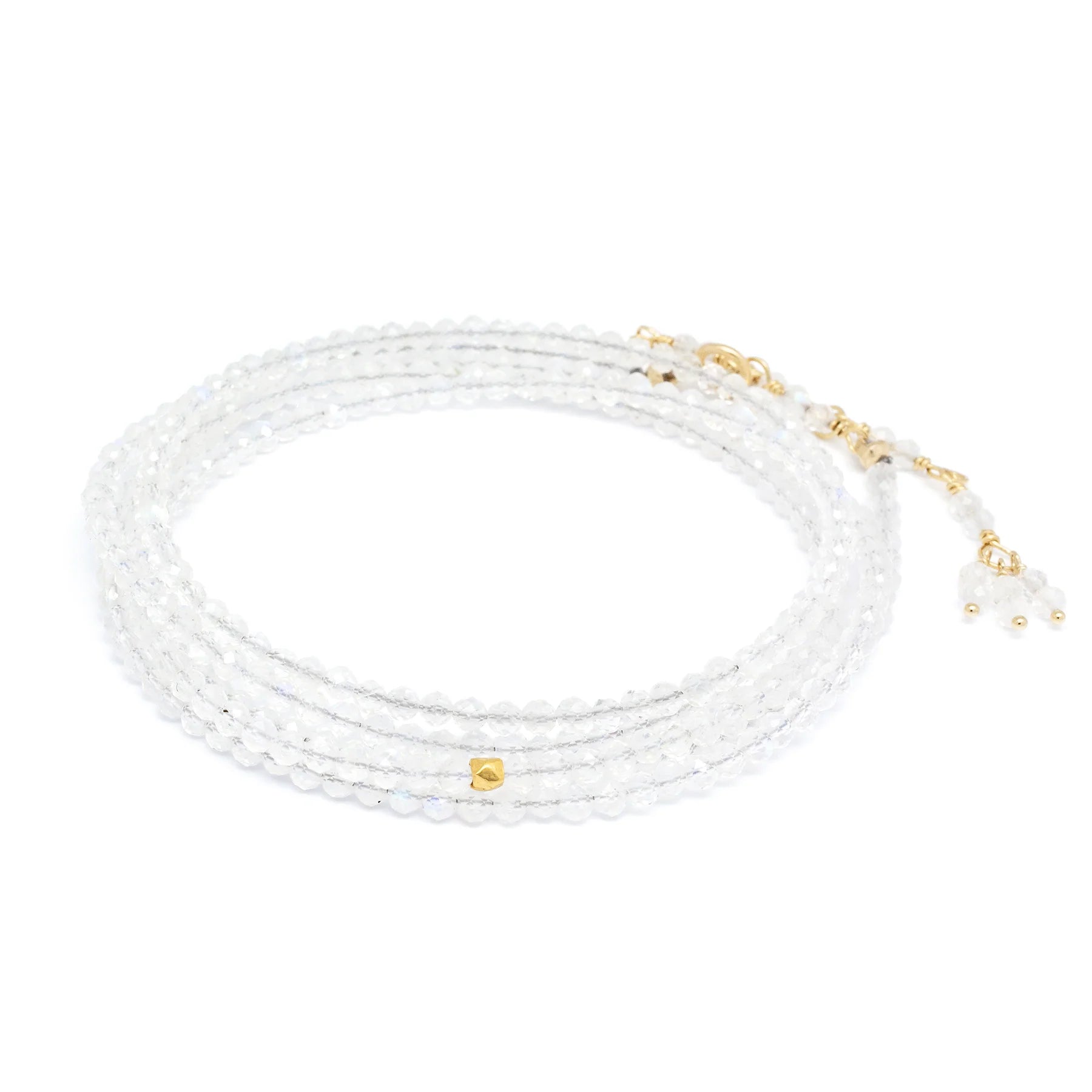 Moonstone Wrap Bracelet - Necklace