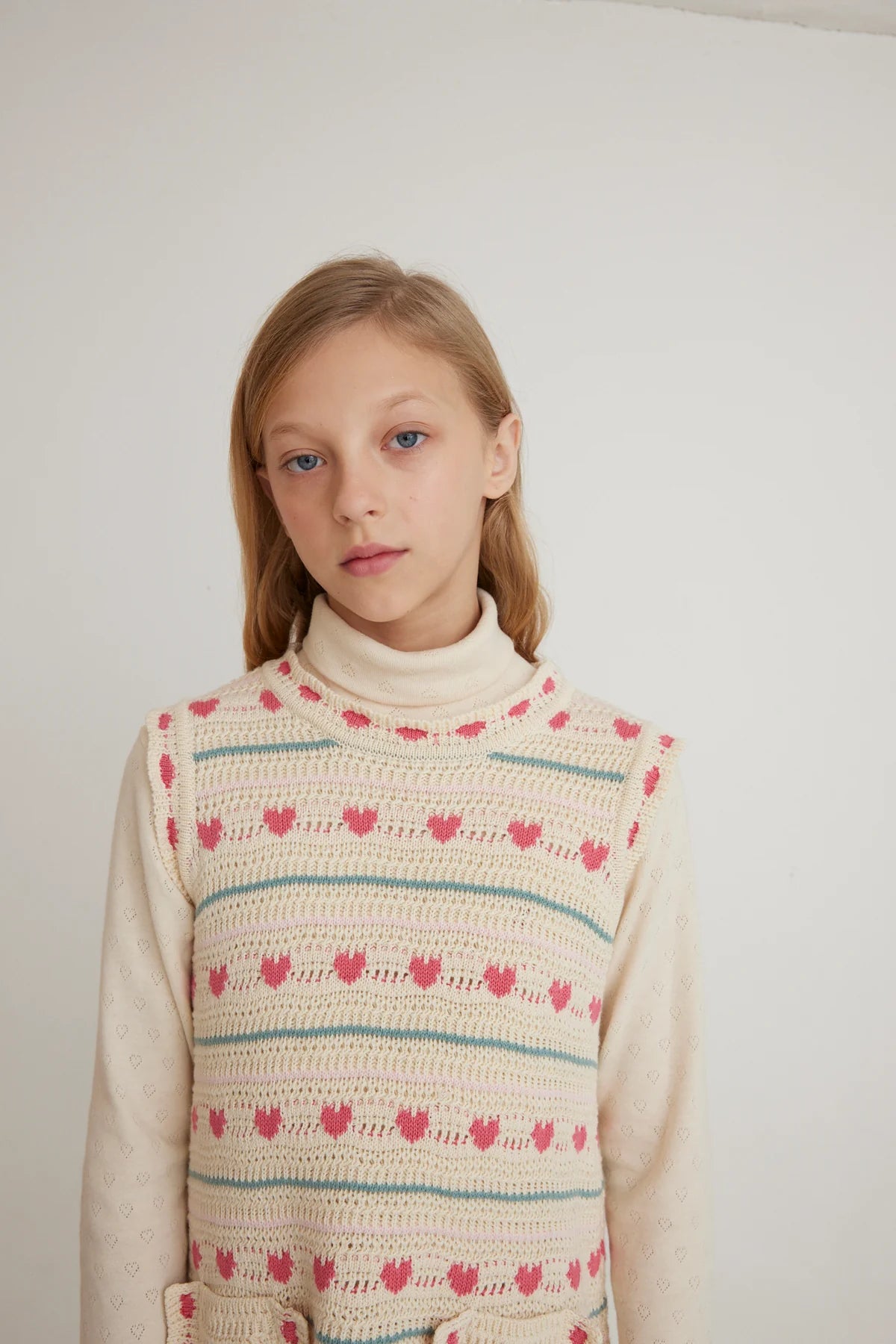 Bebe Heart Turtleneck