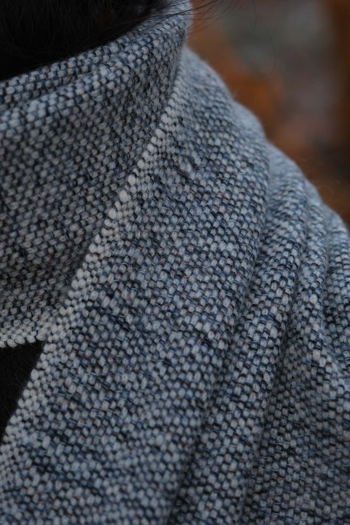 Baker Cashmere Scarf - Flint Grey