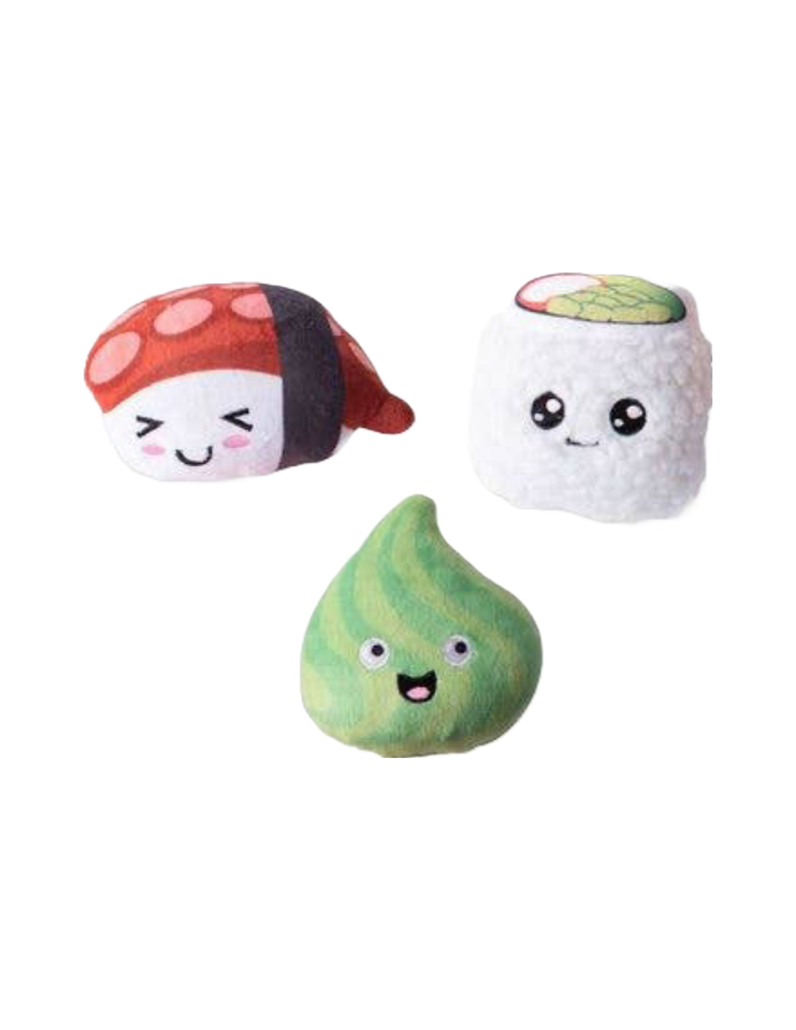 3 Piece Small Dog Toy Set - Sushi
