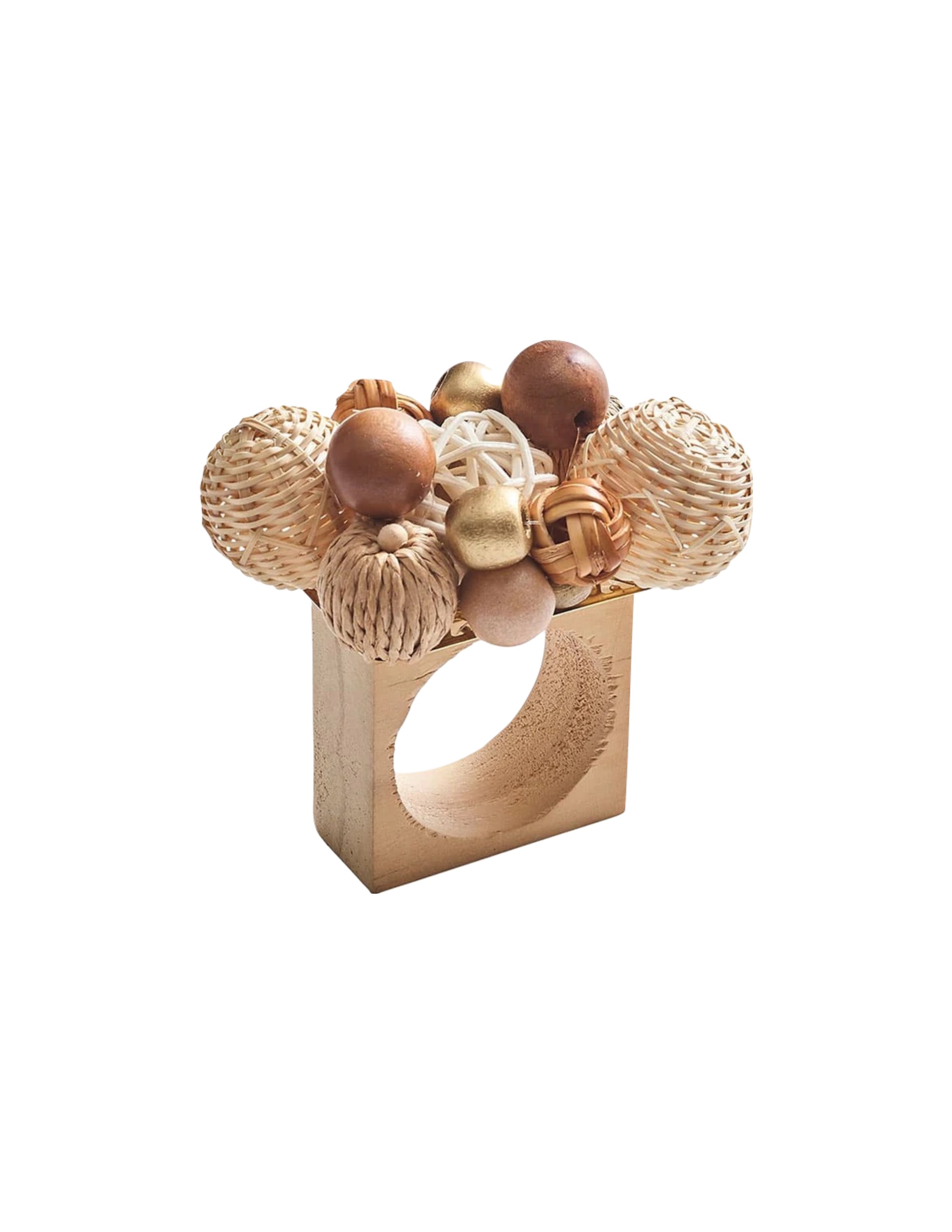 Java Napkin Ring Set/4 - Natural