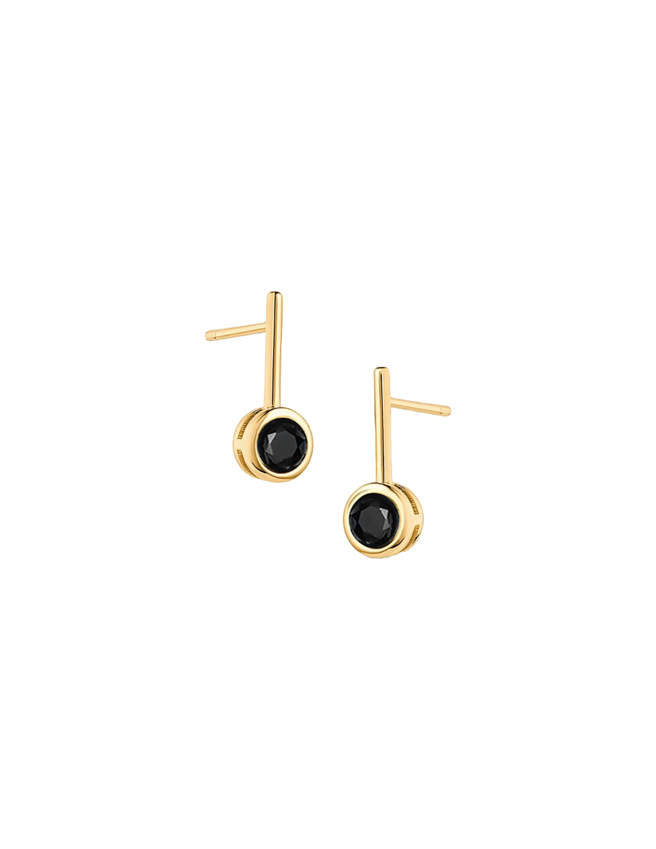 Noemi Black Earrings