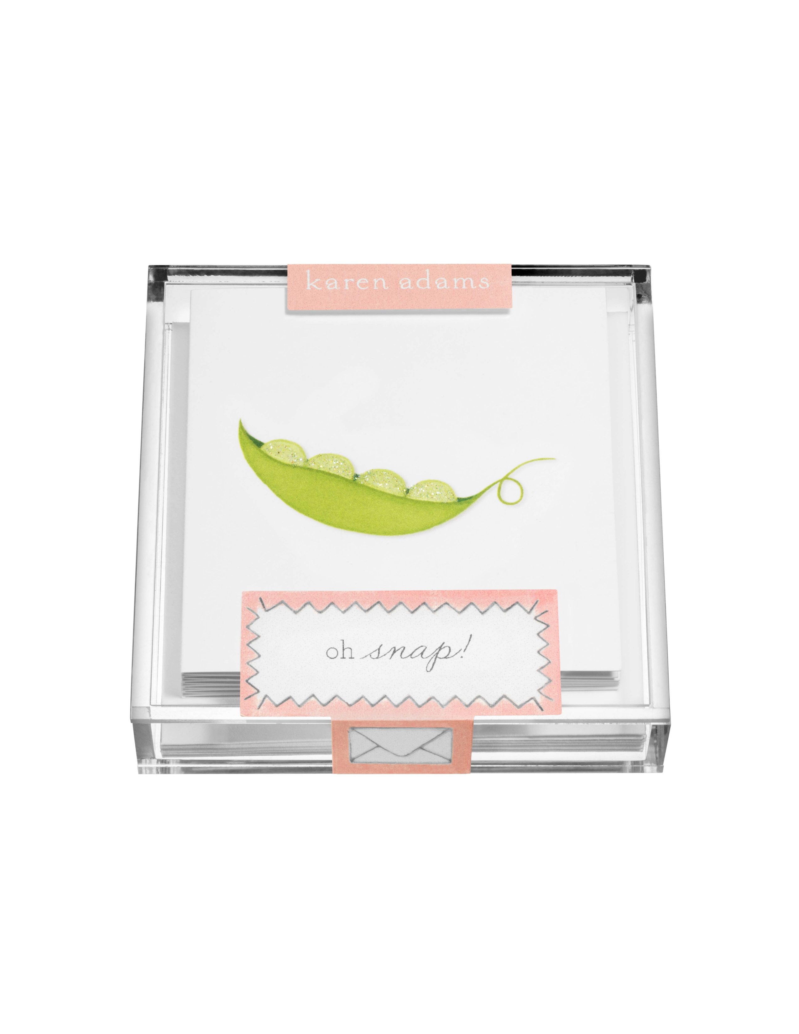 Gift Enclosures Box of 6 - Peas