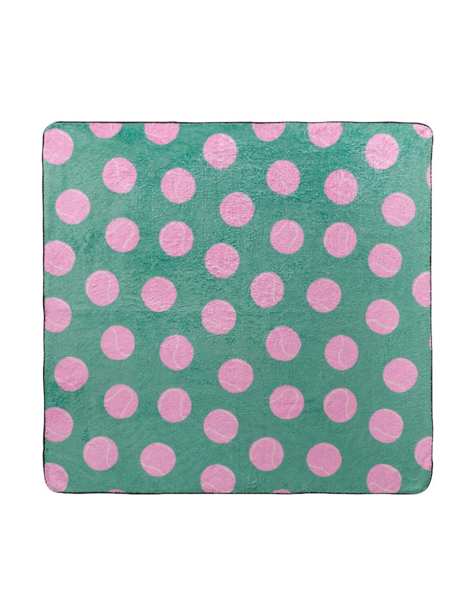 Plush Dog Towel - Pink Ball