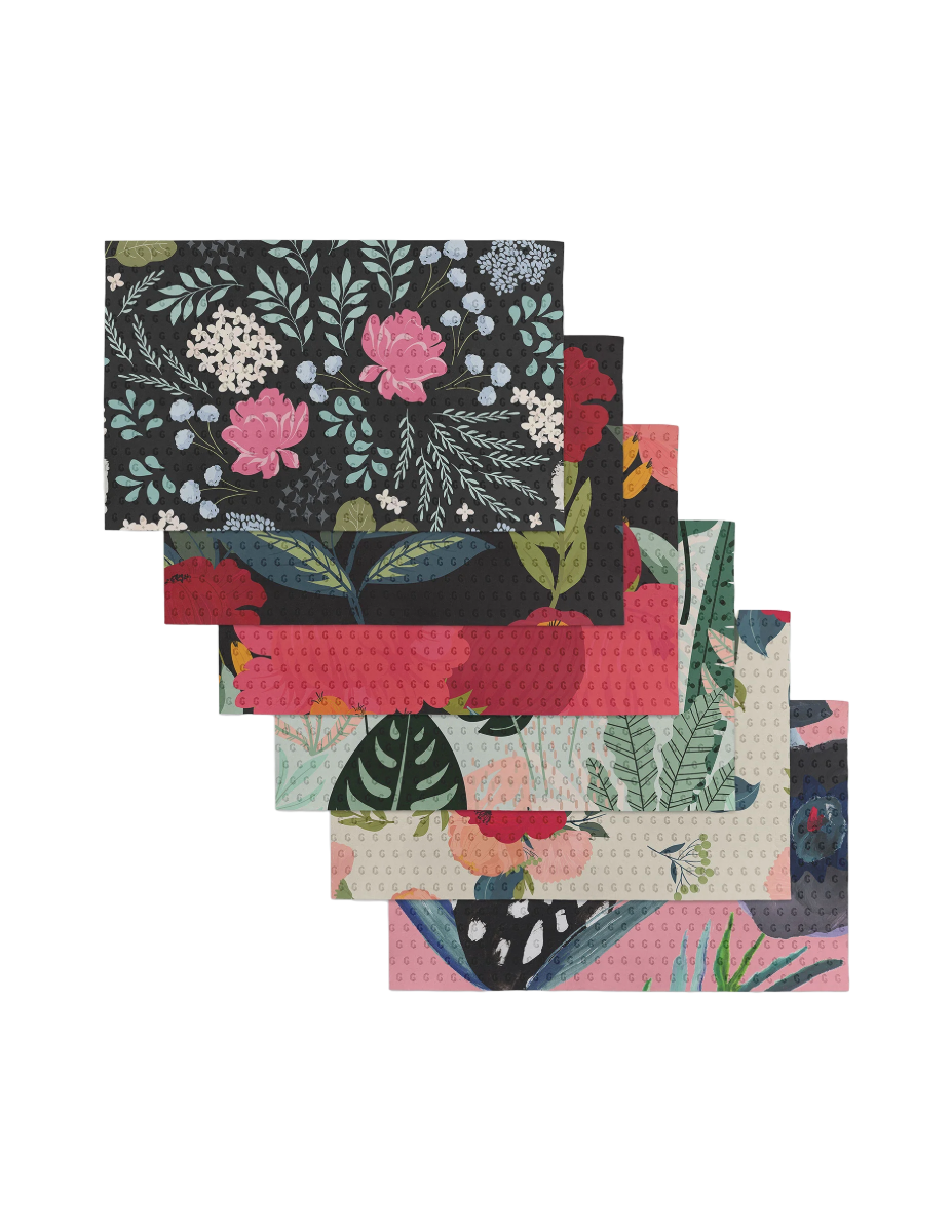 Not Paper Towel Set of 6 - Floral Fun