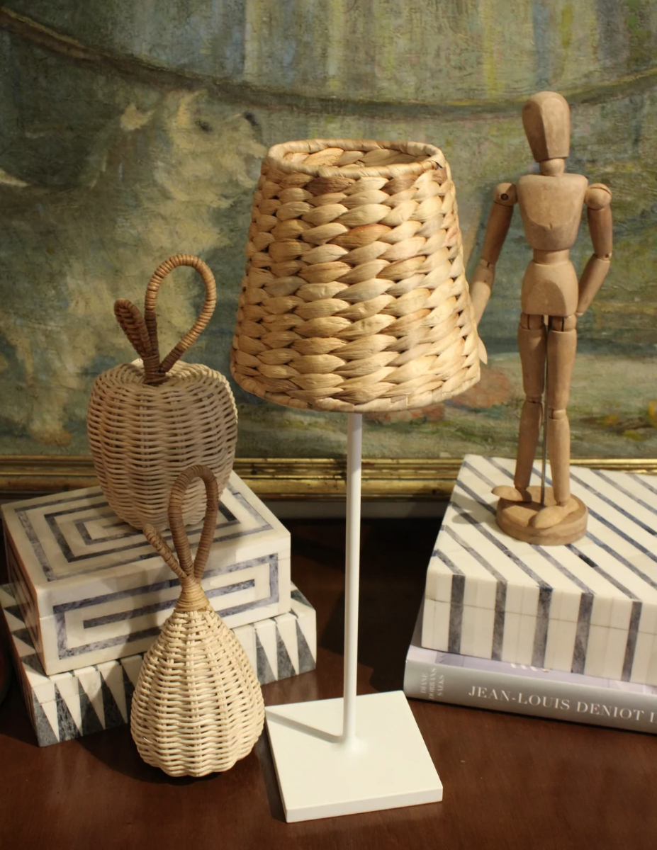 Poldina Micro Empire Water Hyacinth Shade Cover - Natural