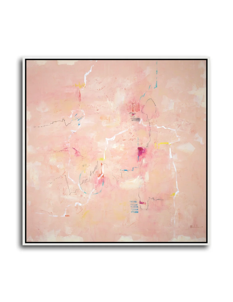 Blossom with Laguna White Frame