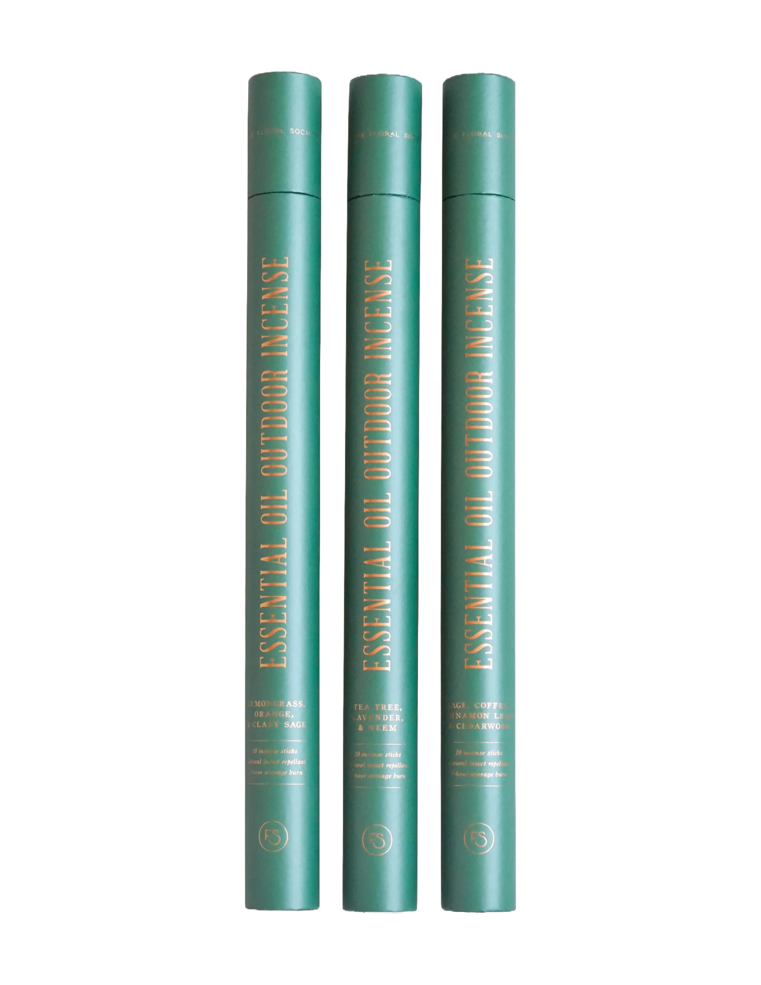 Essential Oil Outdoor Incense - Lemongrass, Orange & Clary Sage