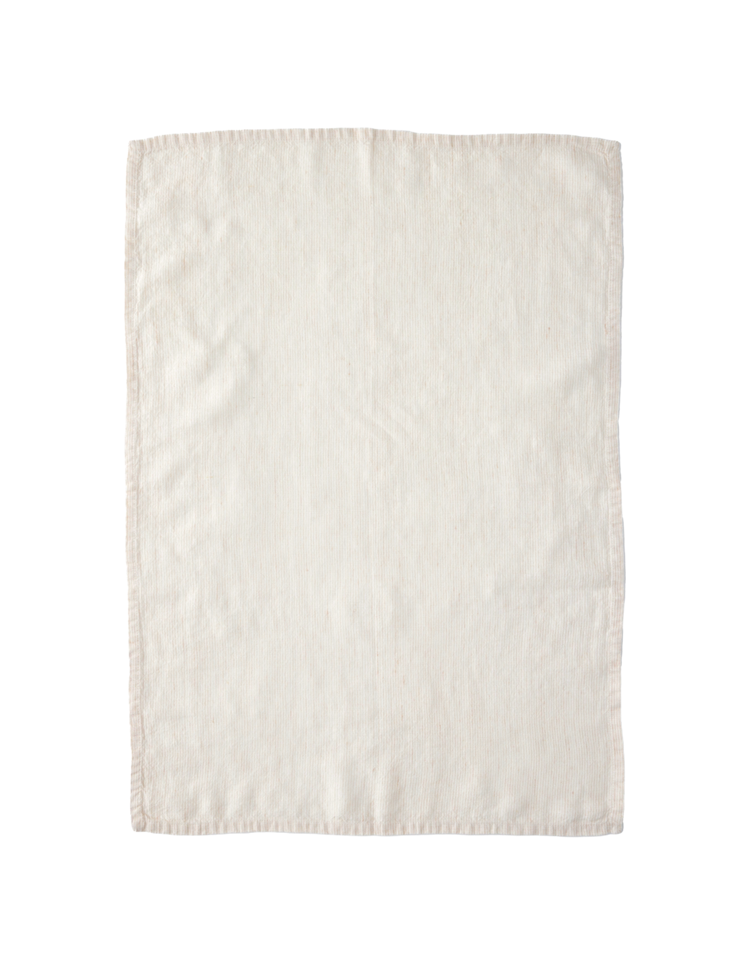 Mille Striped Linen Tea Towel Set of 2 - Dune