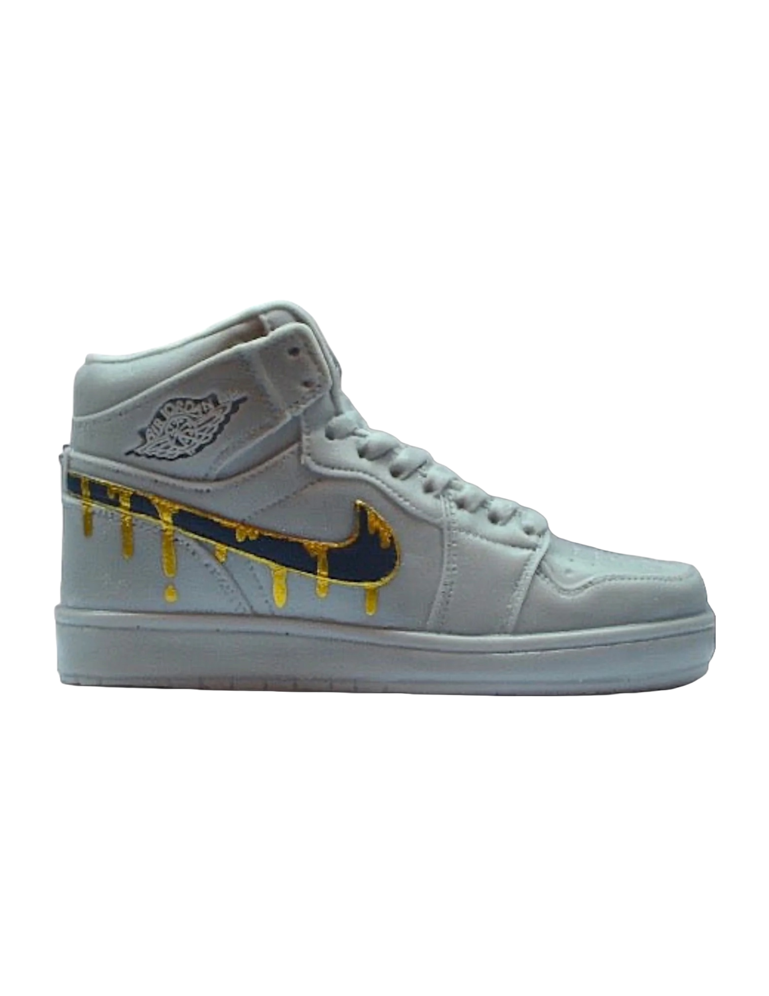 Don't Drip Candle - Grey/Navy/Gold