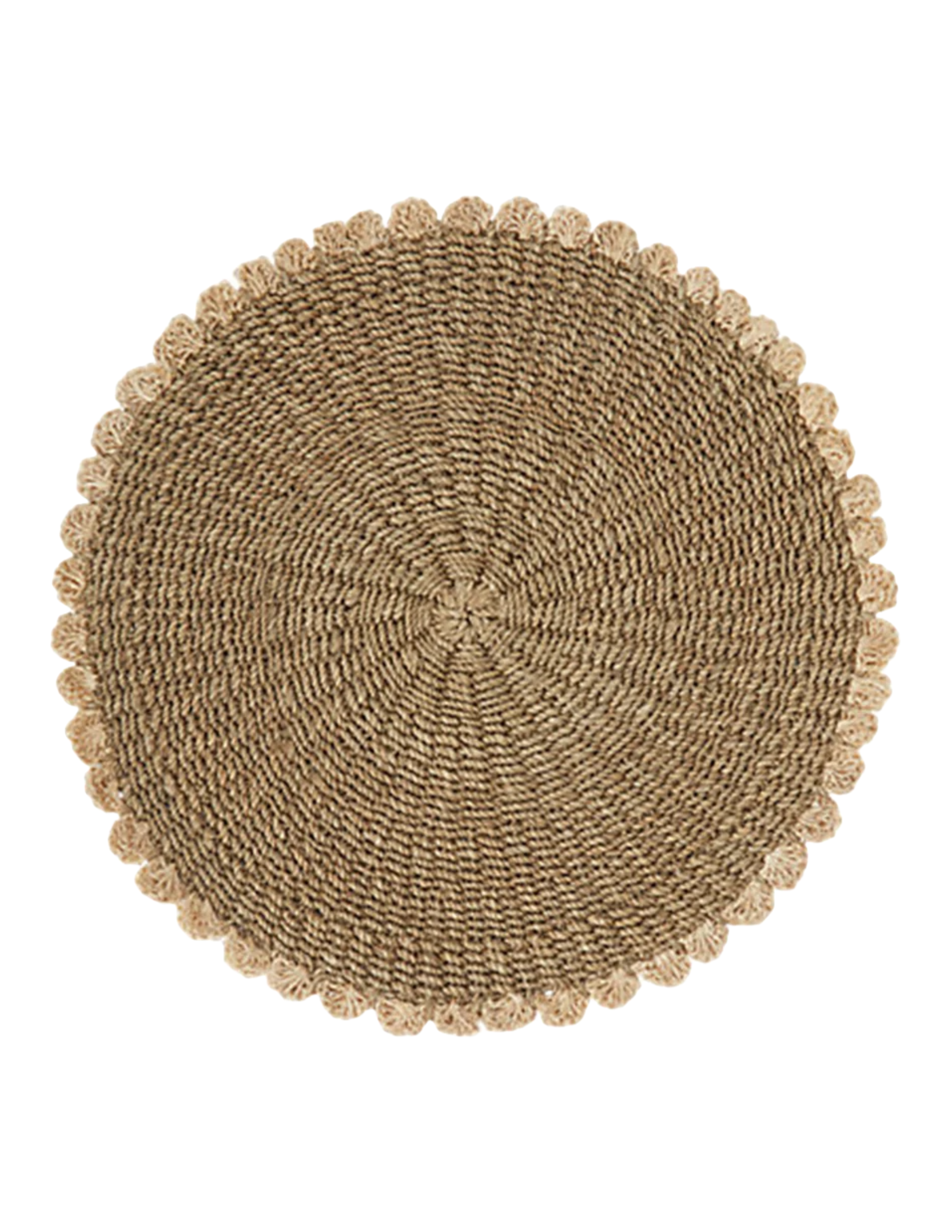 Border Tahitian Placemat Set of 4 - Natural