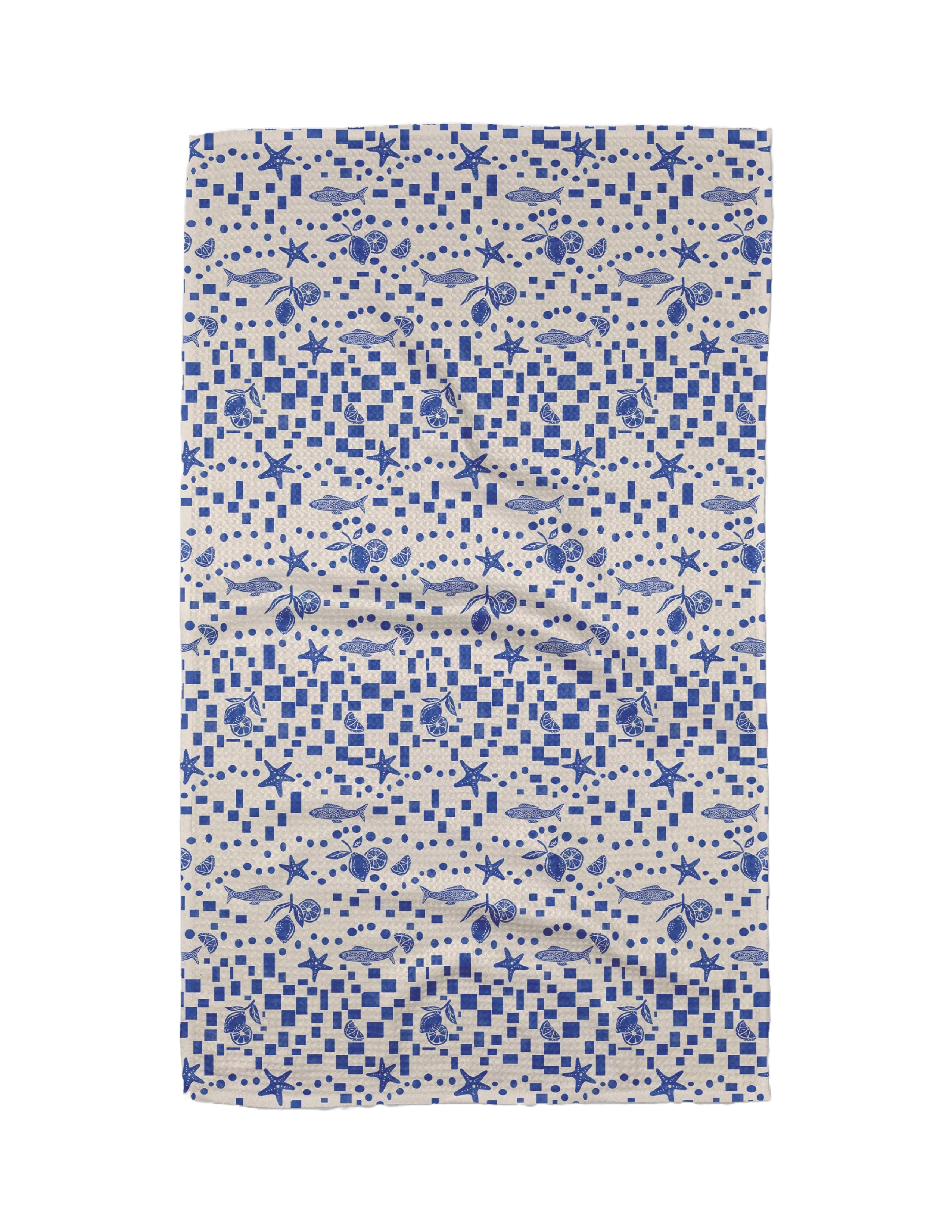 Microfiber Kitchen Towel - Santorini Tile