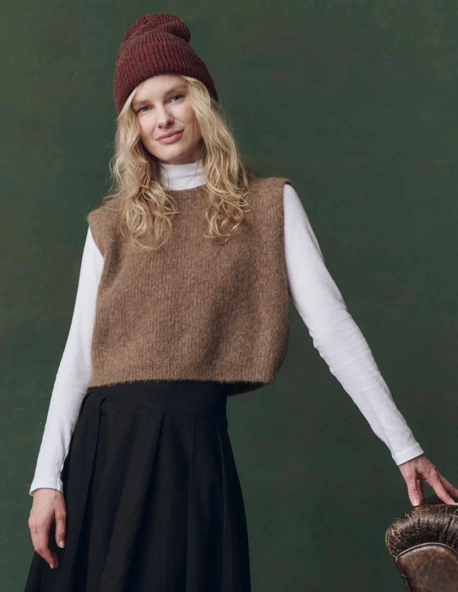 The Brushed Melange Sweater - Doe