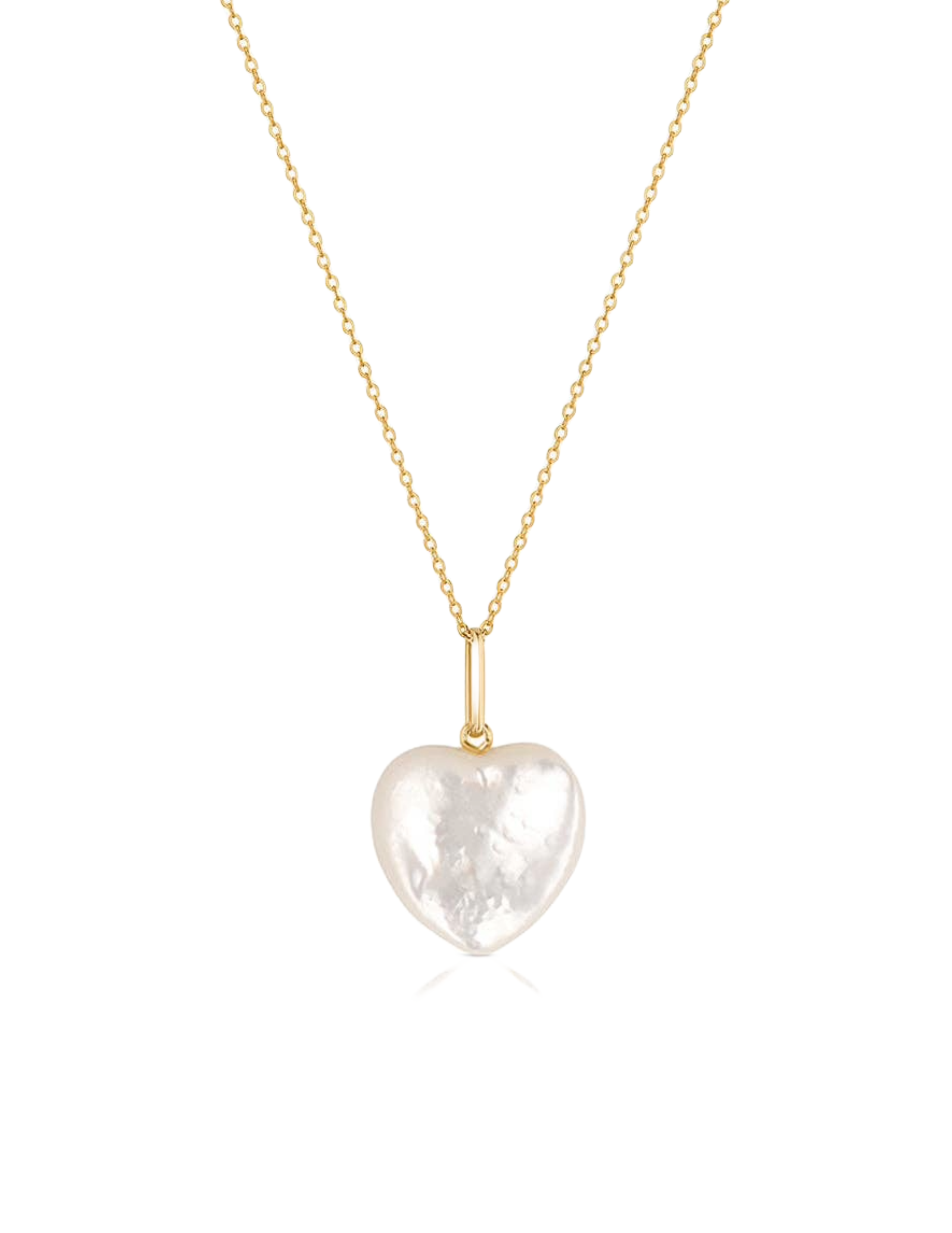 Gemma Mother of Pearl Heart Necklace