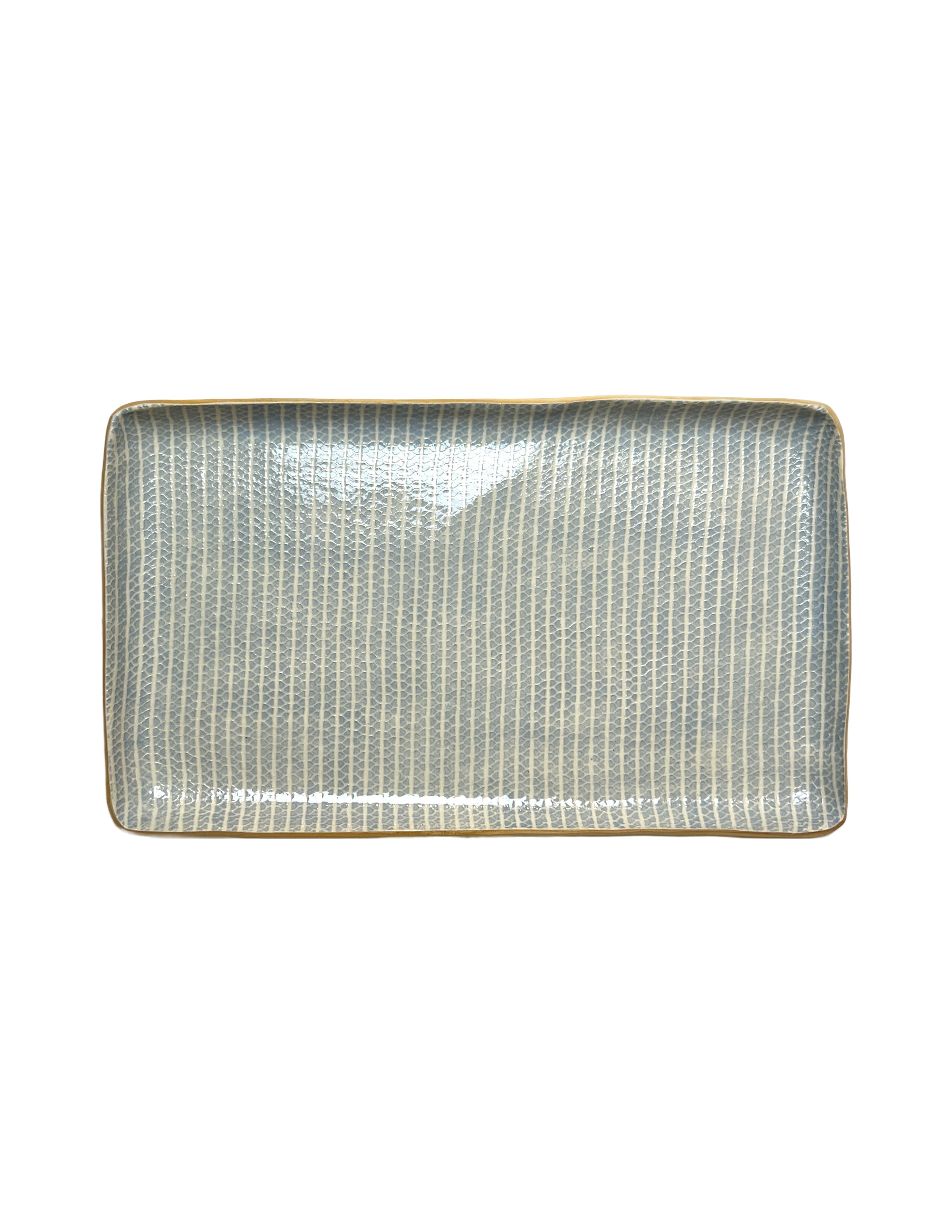Large Rectangular Stacking Tray - Opal Strata
