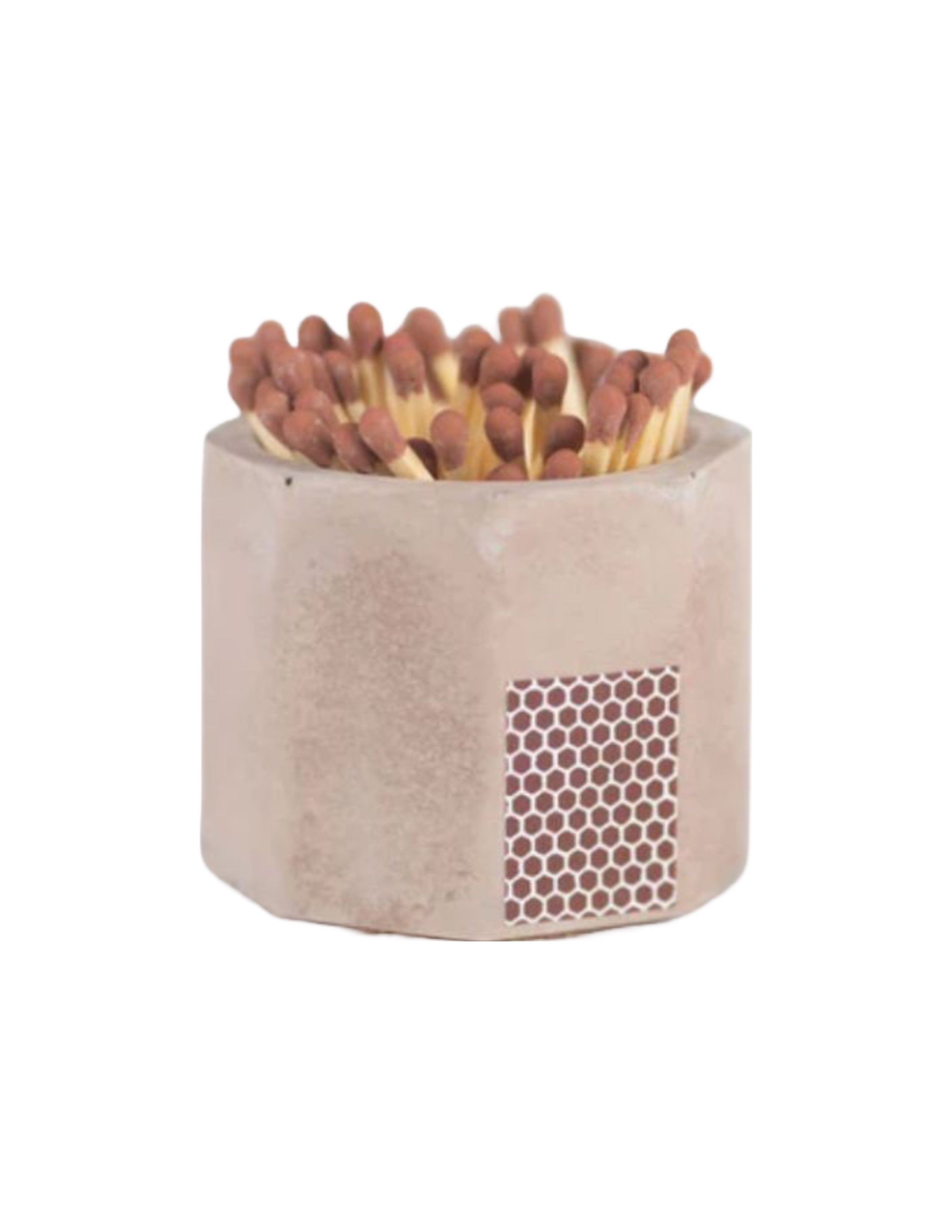 Match Striker & Matches - Brown/Brown