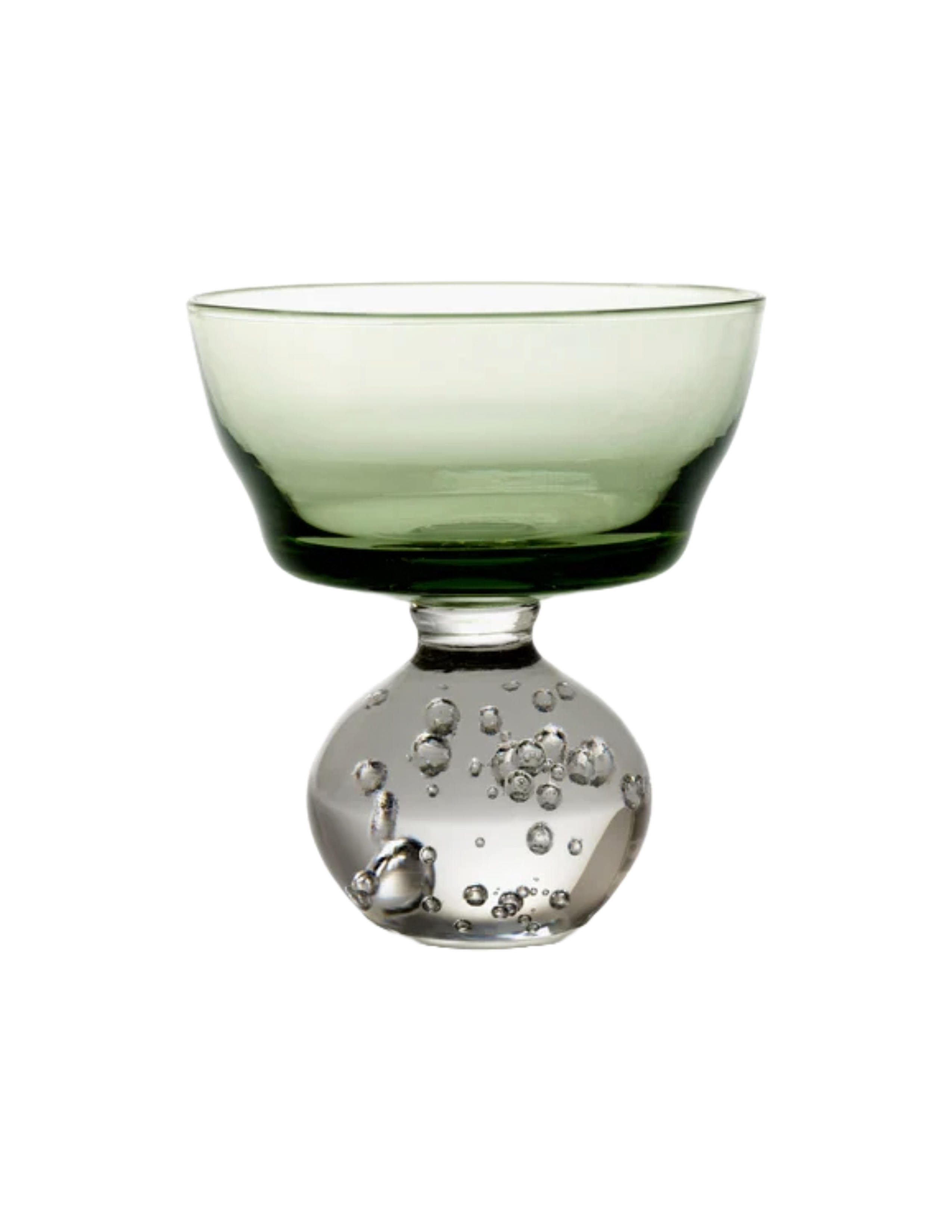 Green Eternal Snow Stem Glass