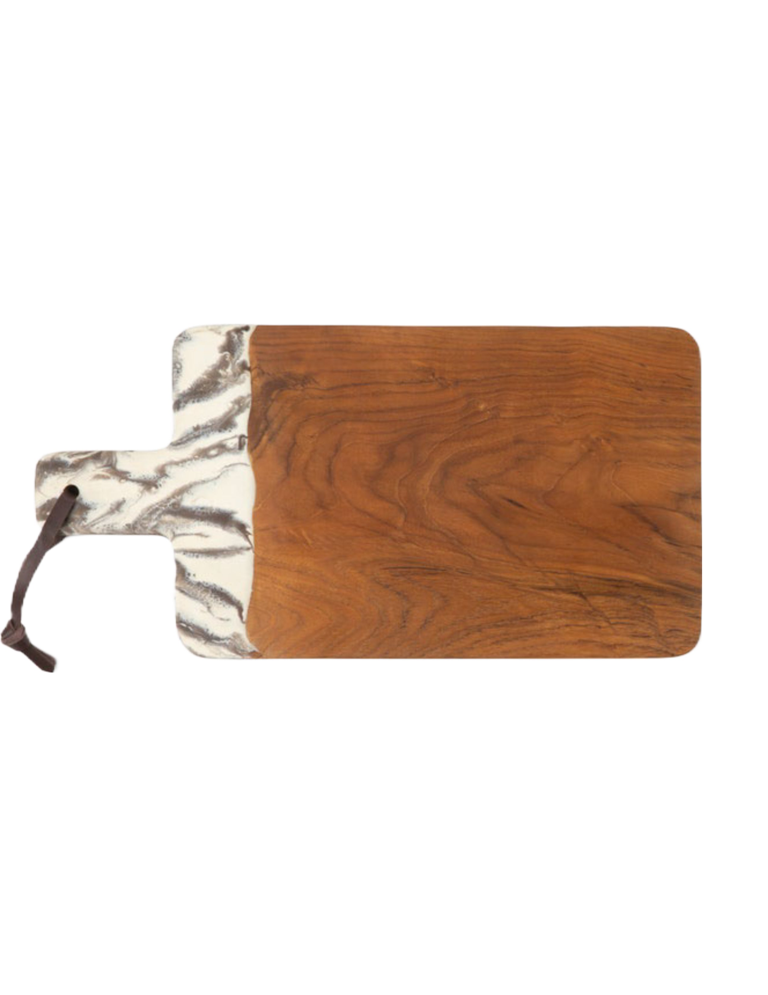 Austin Teak Serving Board - Brown