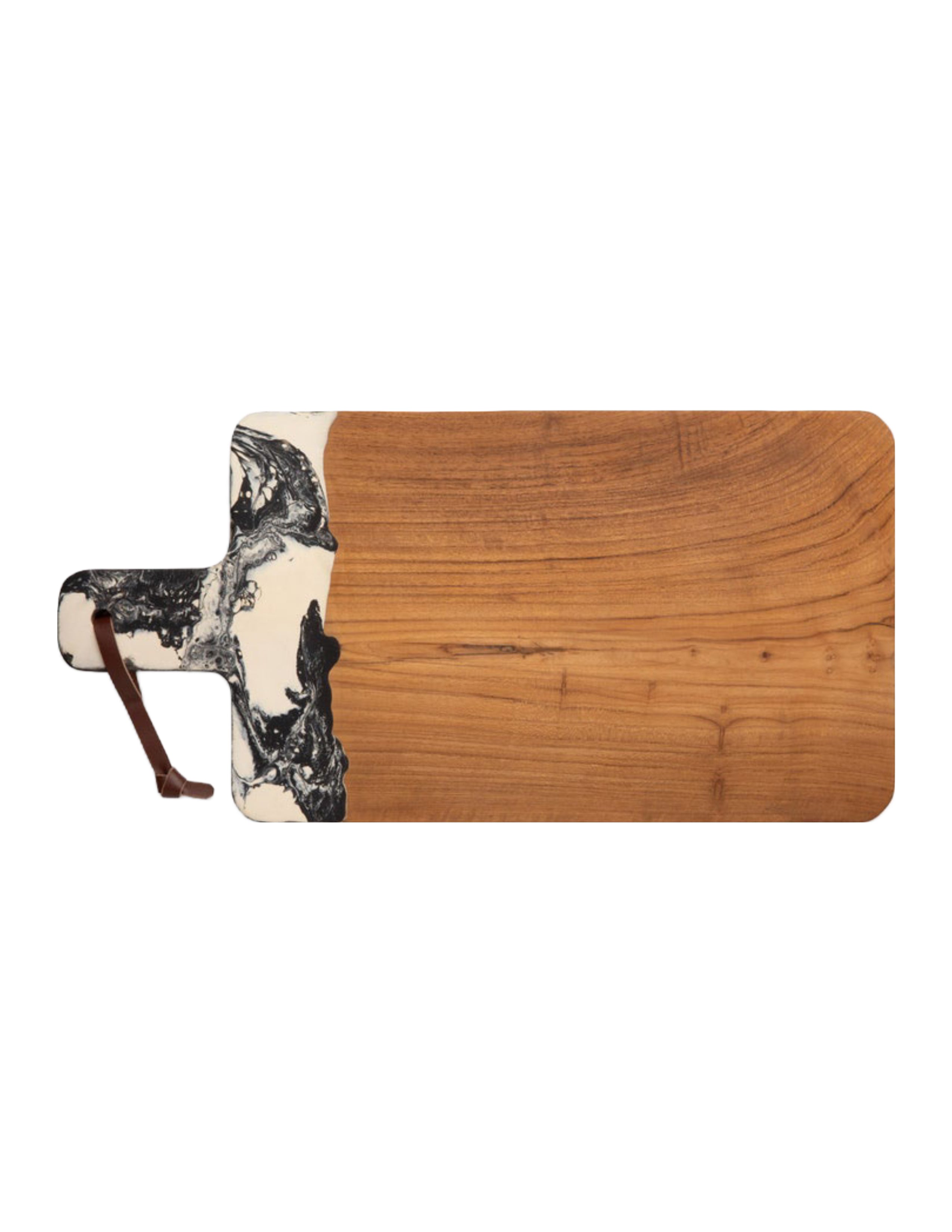 Austin Teak Serving Board - Black