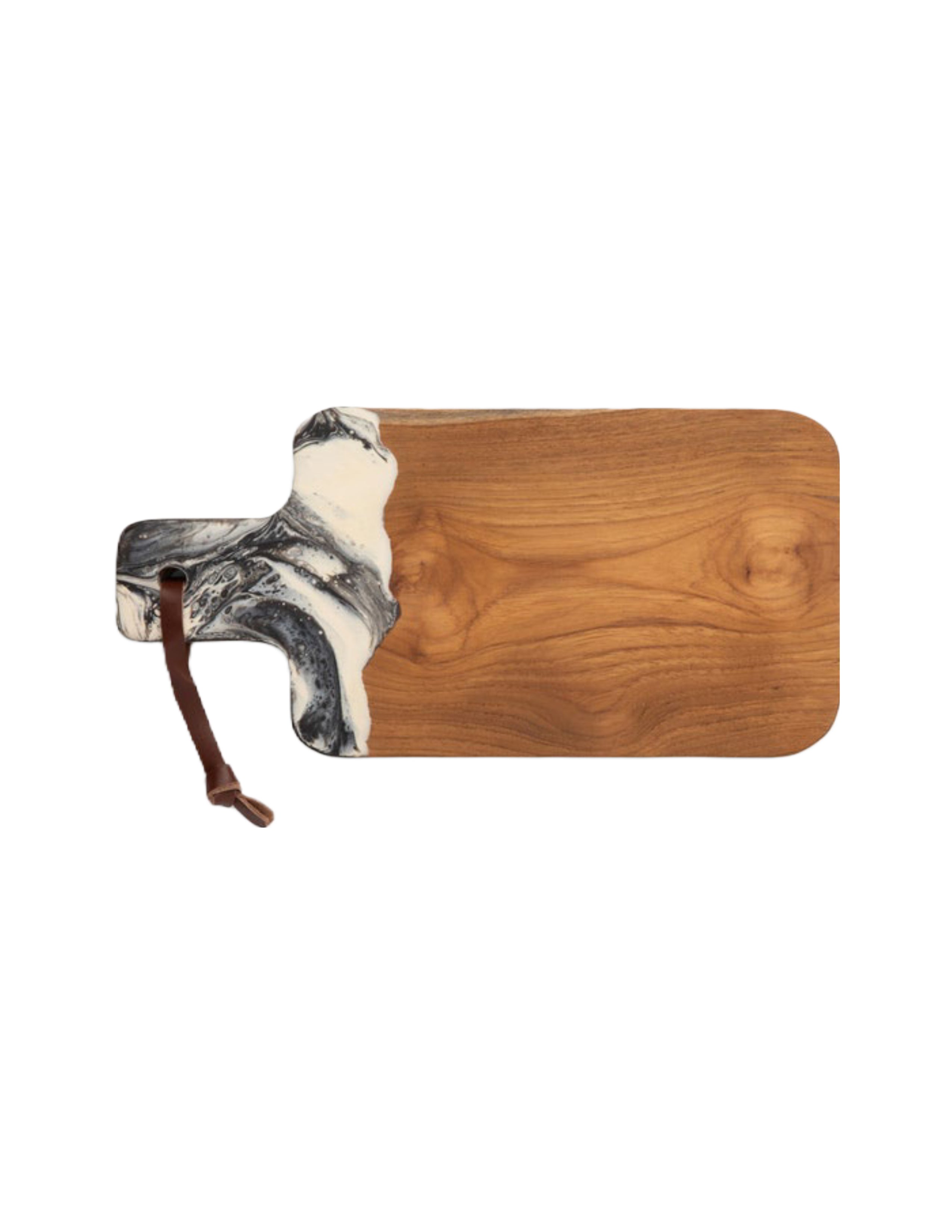 Austin Teak Serving Board - Black