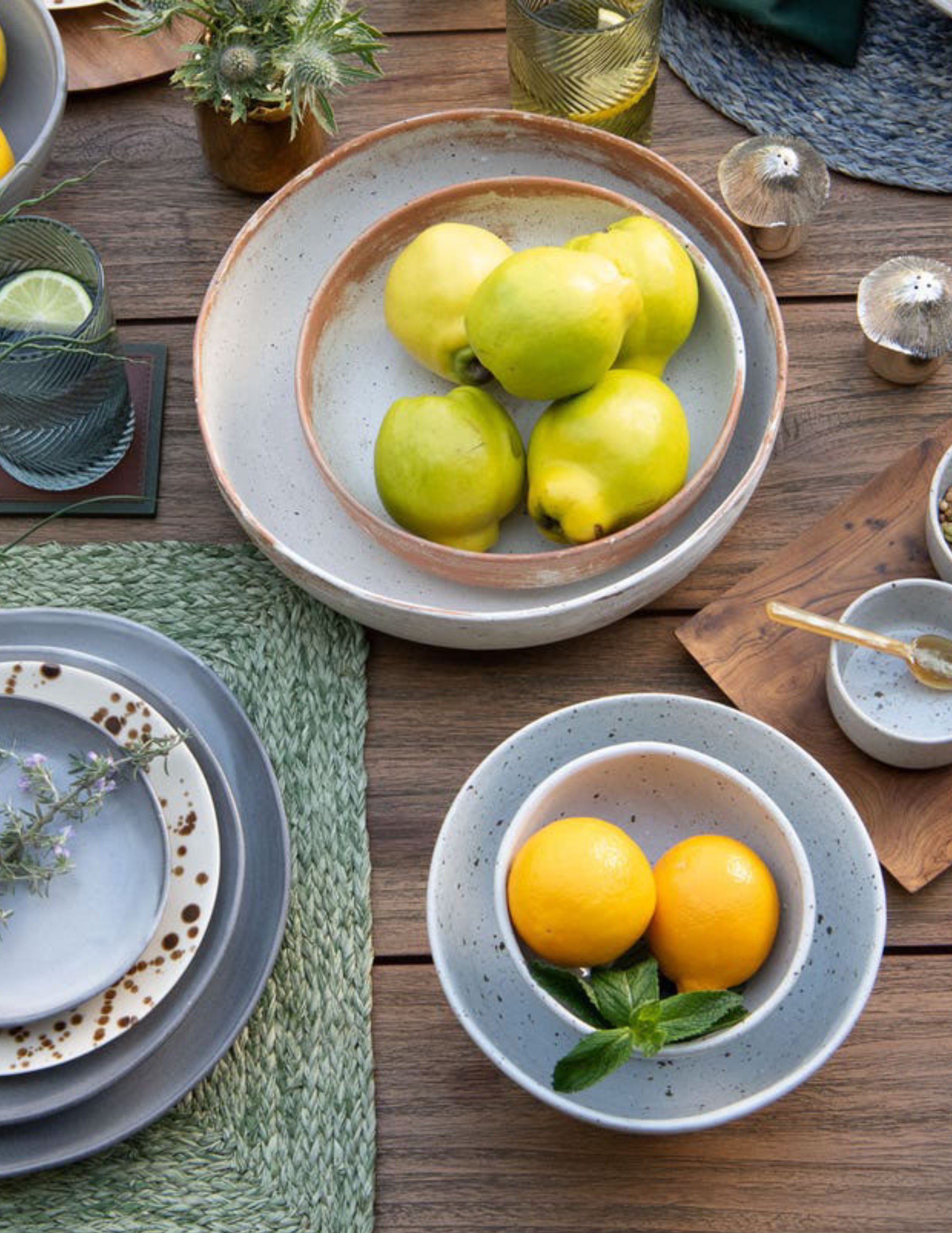 Dawson Rustic Round Serving Bowls