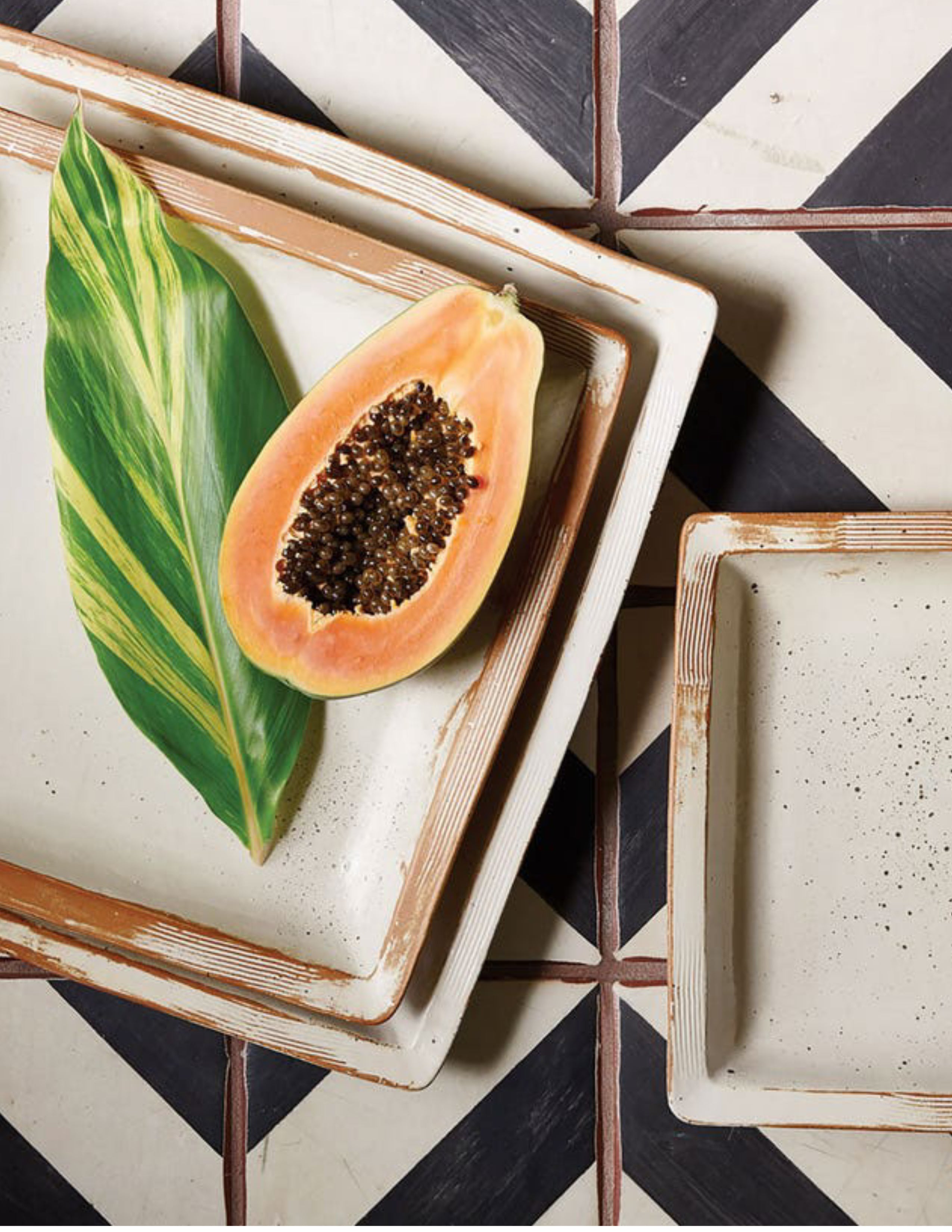 Dawson Rustic Square Serving Platters