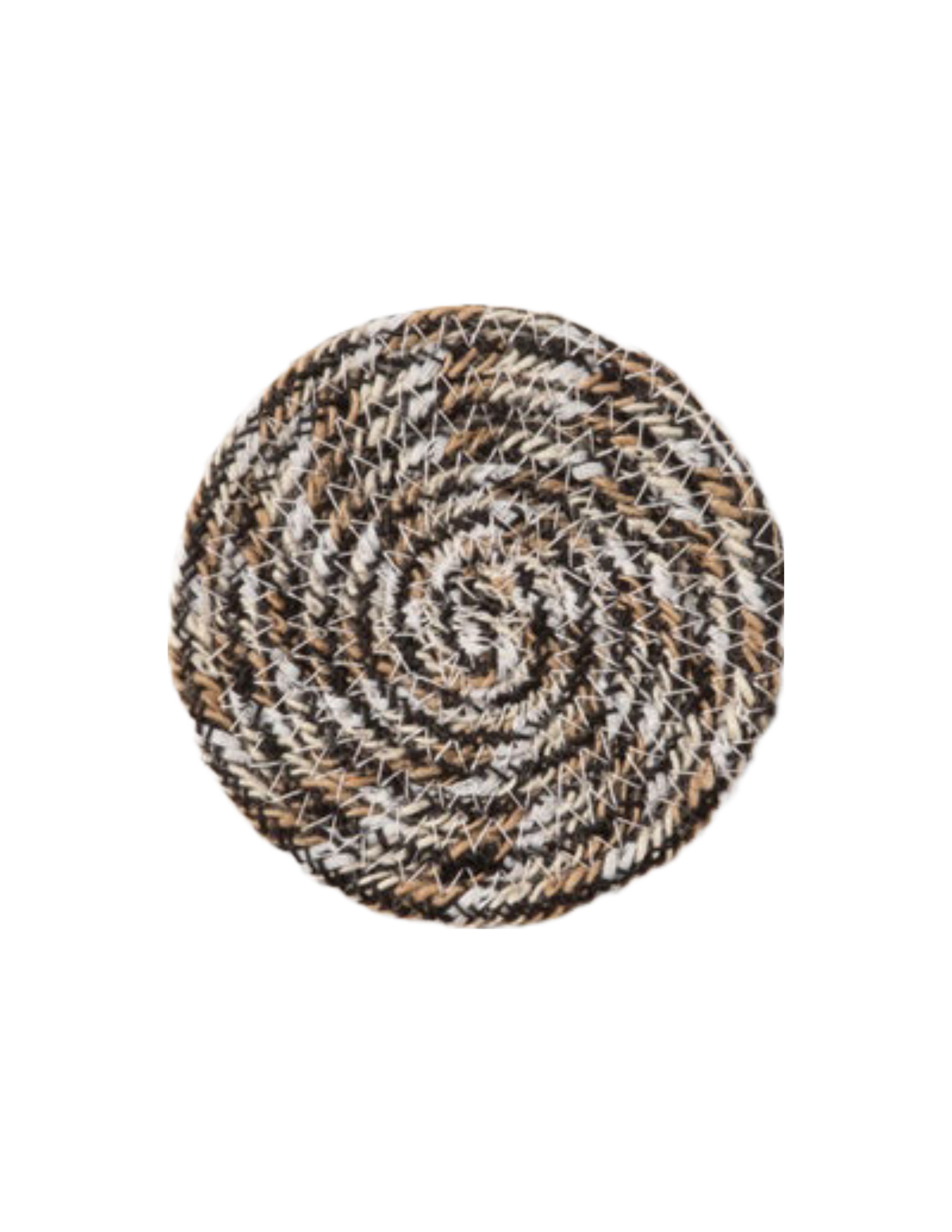 Atticus Jute Coasters Boxed Set of 4 - Espresso Jute