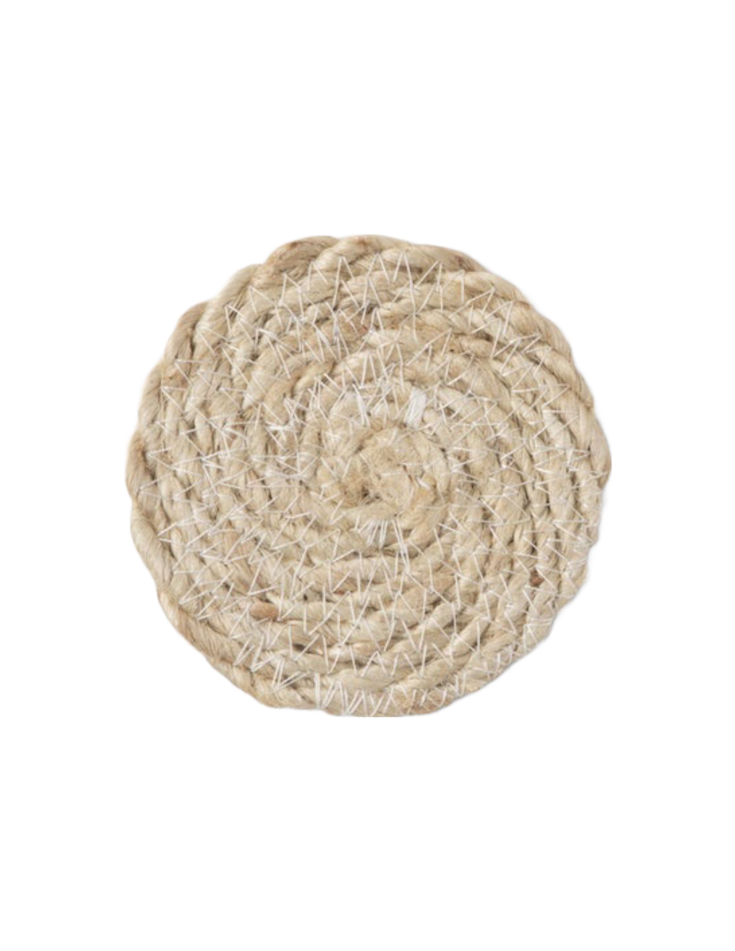 Whitley Jute Coasters Boxed Set of 4 - Natural