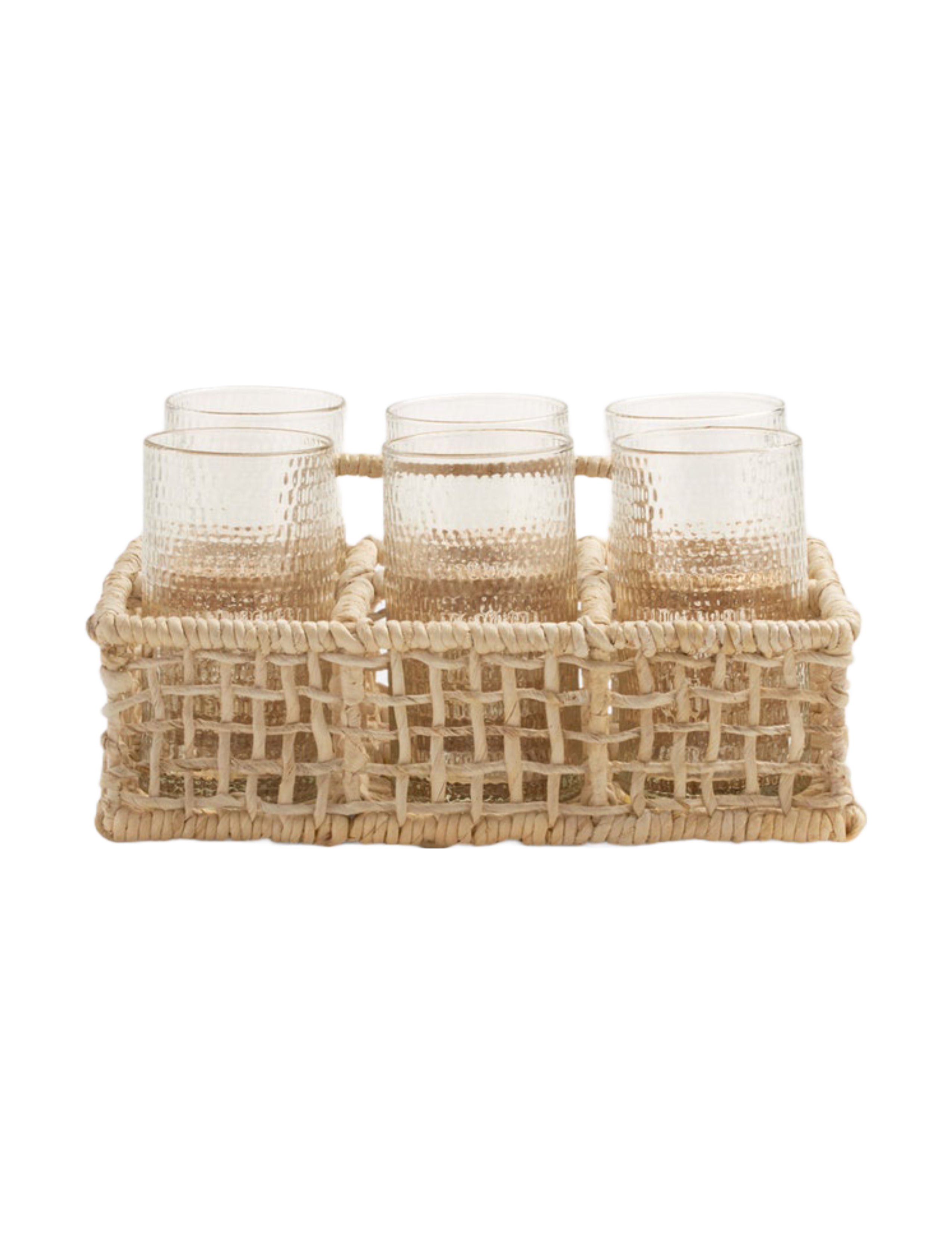 Ericson Banana Bark Glassware Holder