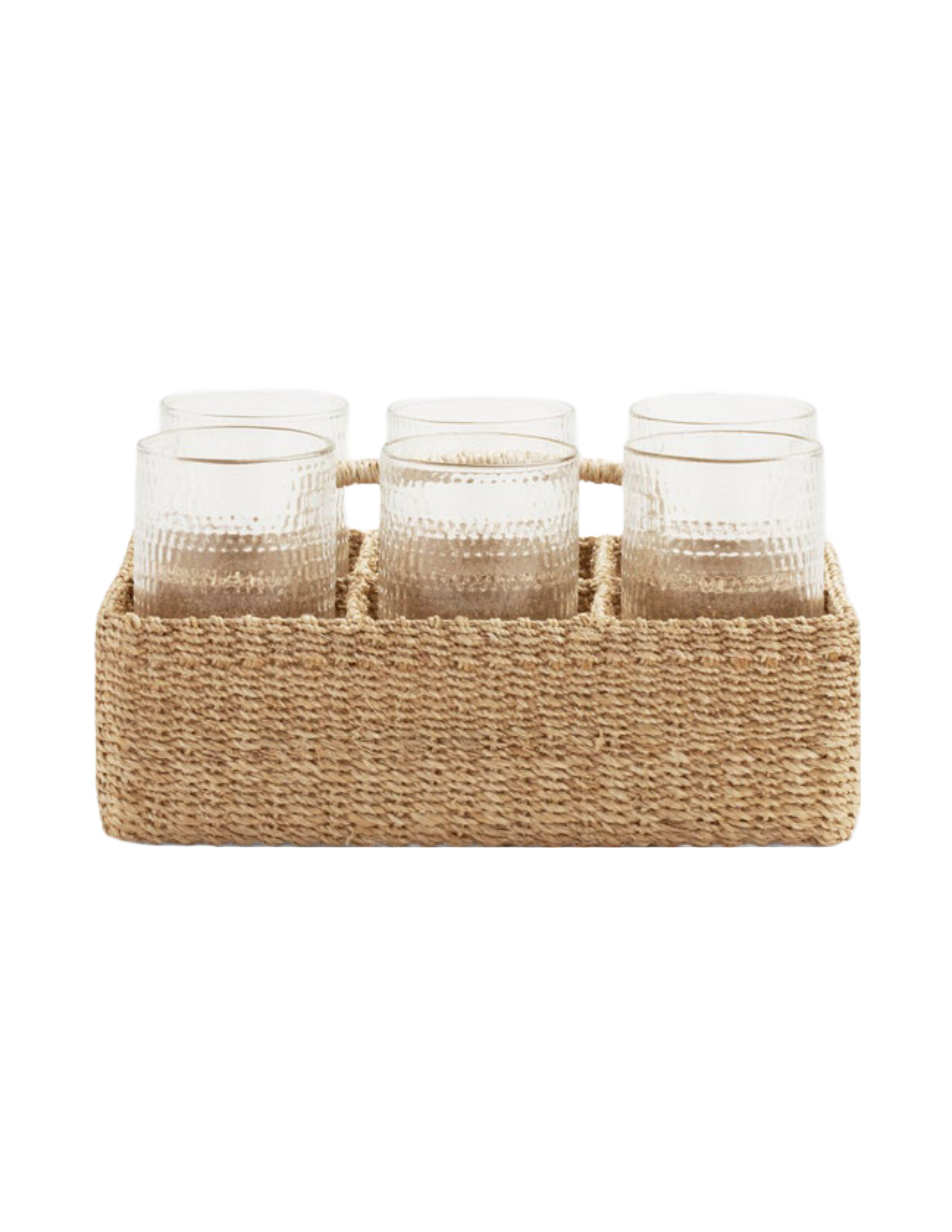 Voru Abaca Glassware Holder - Natural