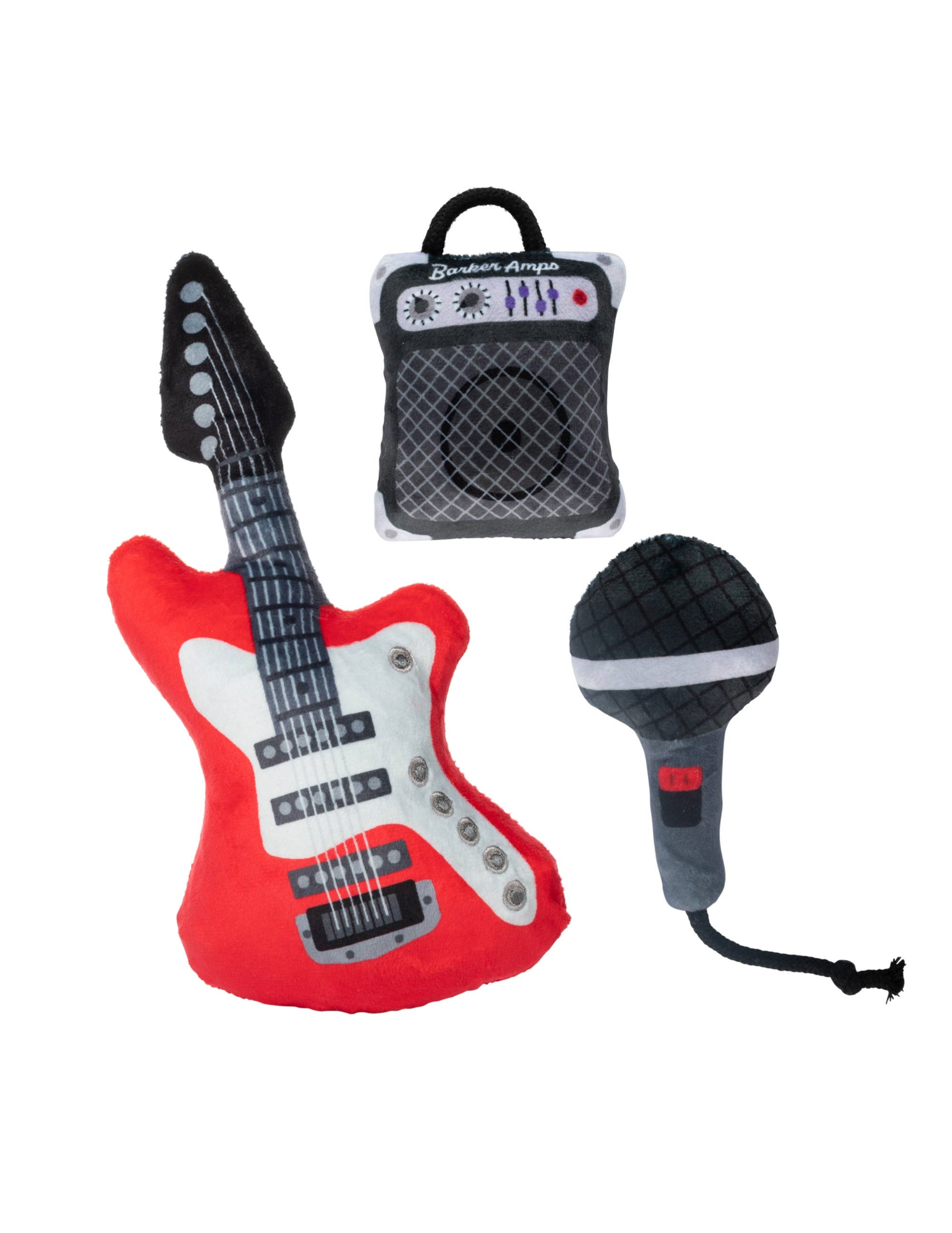 3 Piece Small Dog Toy Set - To Rock