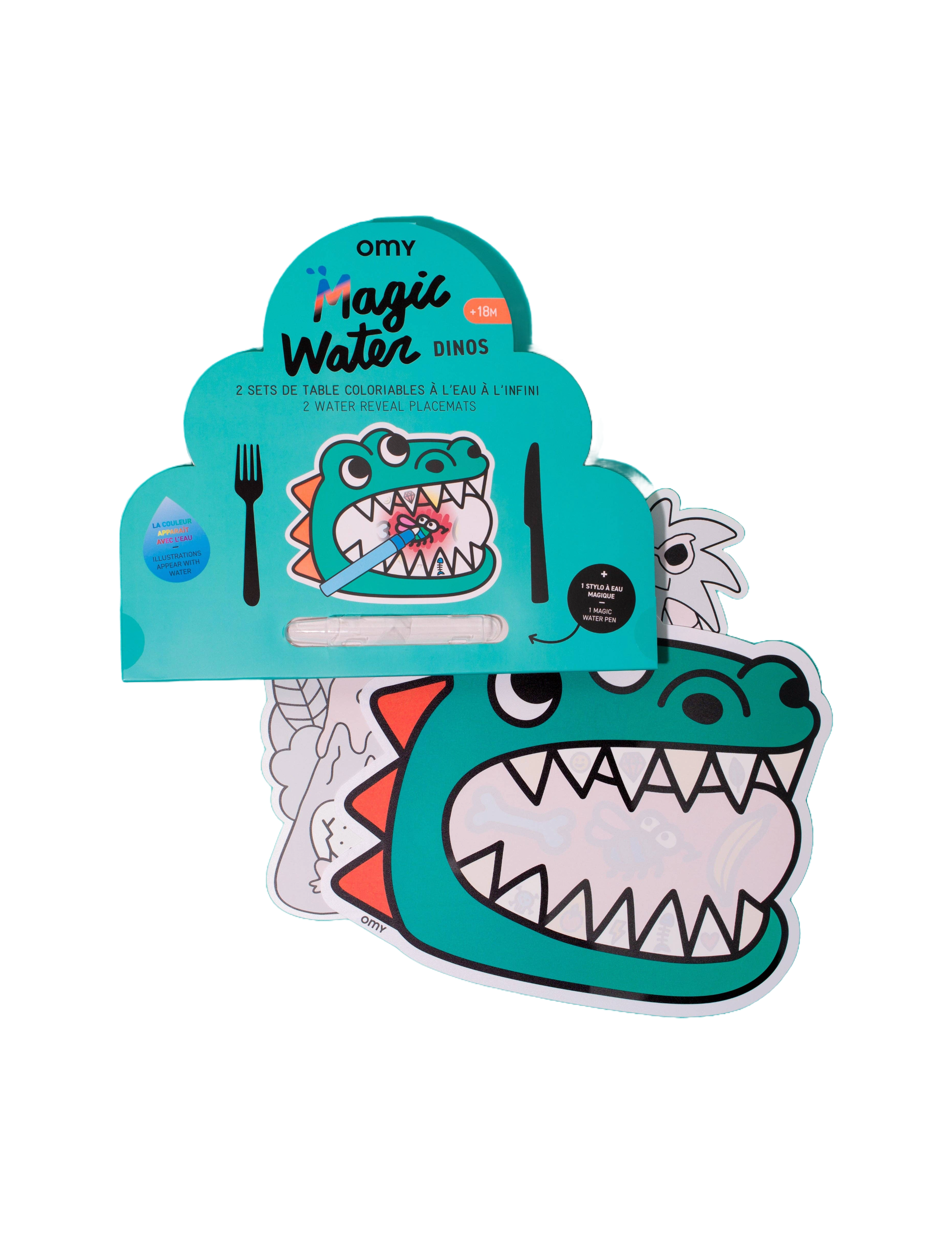Magic Water Placemats - Dino
